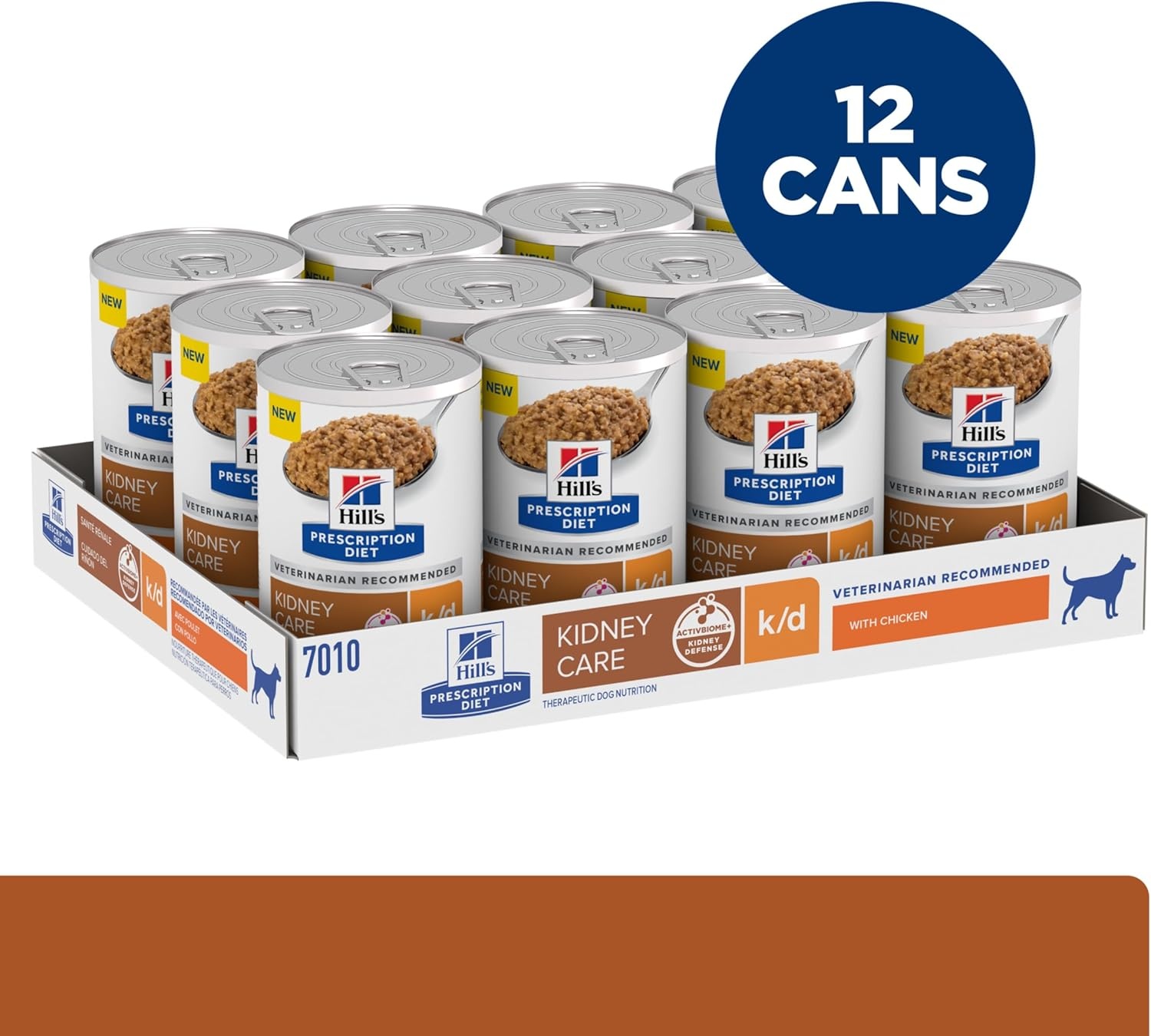 image:imageHills Prescription Diet kd Kidney Care Chicken amp Vegetable Stew Wet Dog Food Veterinary Diet 55 oz Cans 24PackChicken