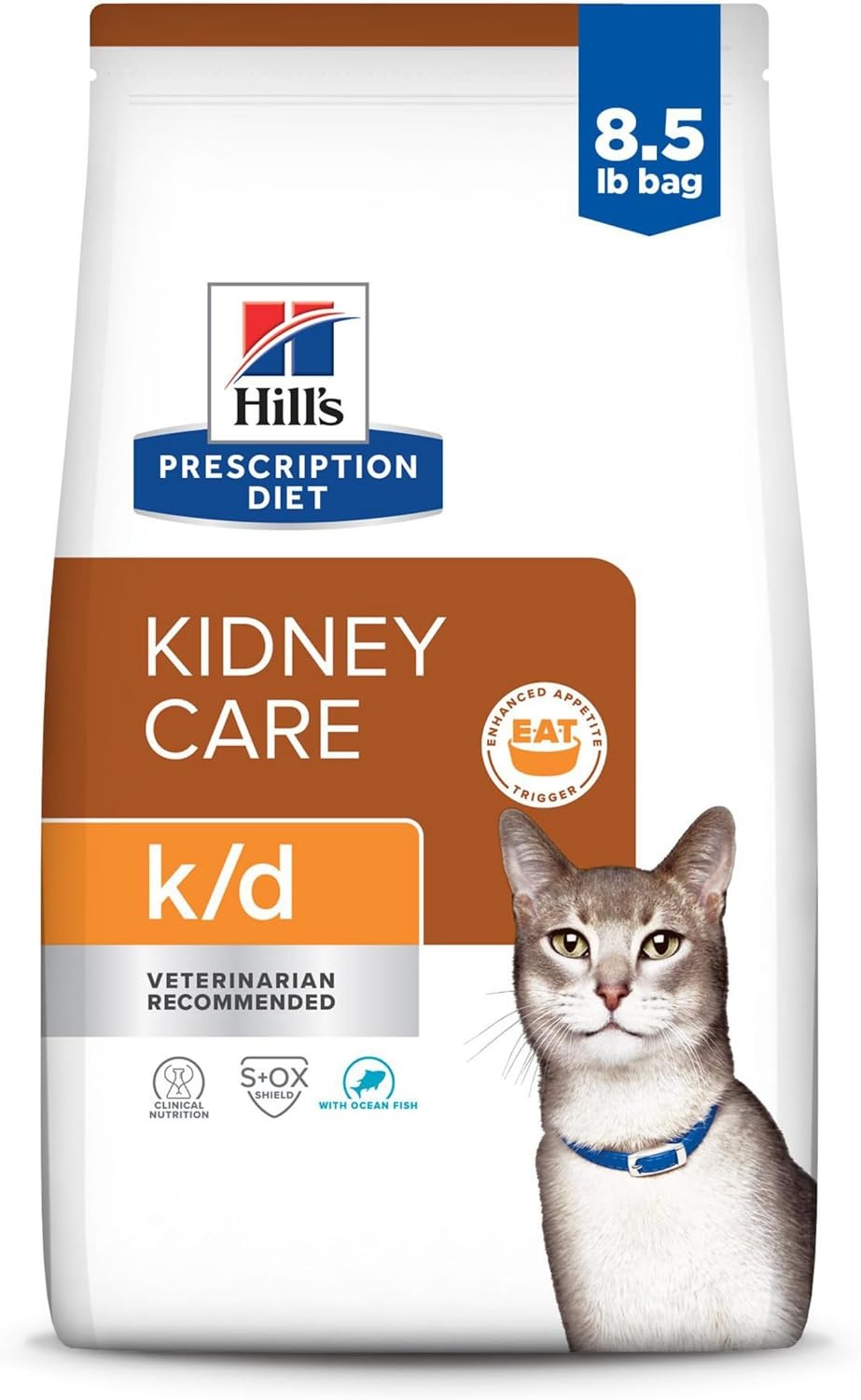 image:imageHills Prescription Diet kd Kidney Care Dry Cat Food Chicken 85 lb BagSeafood