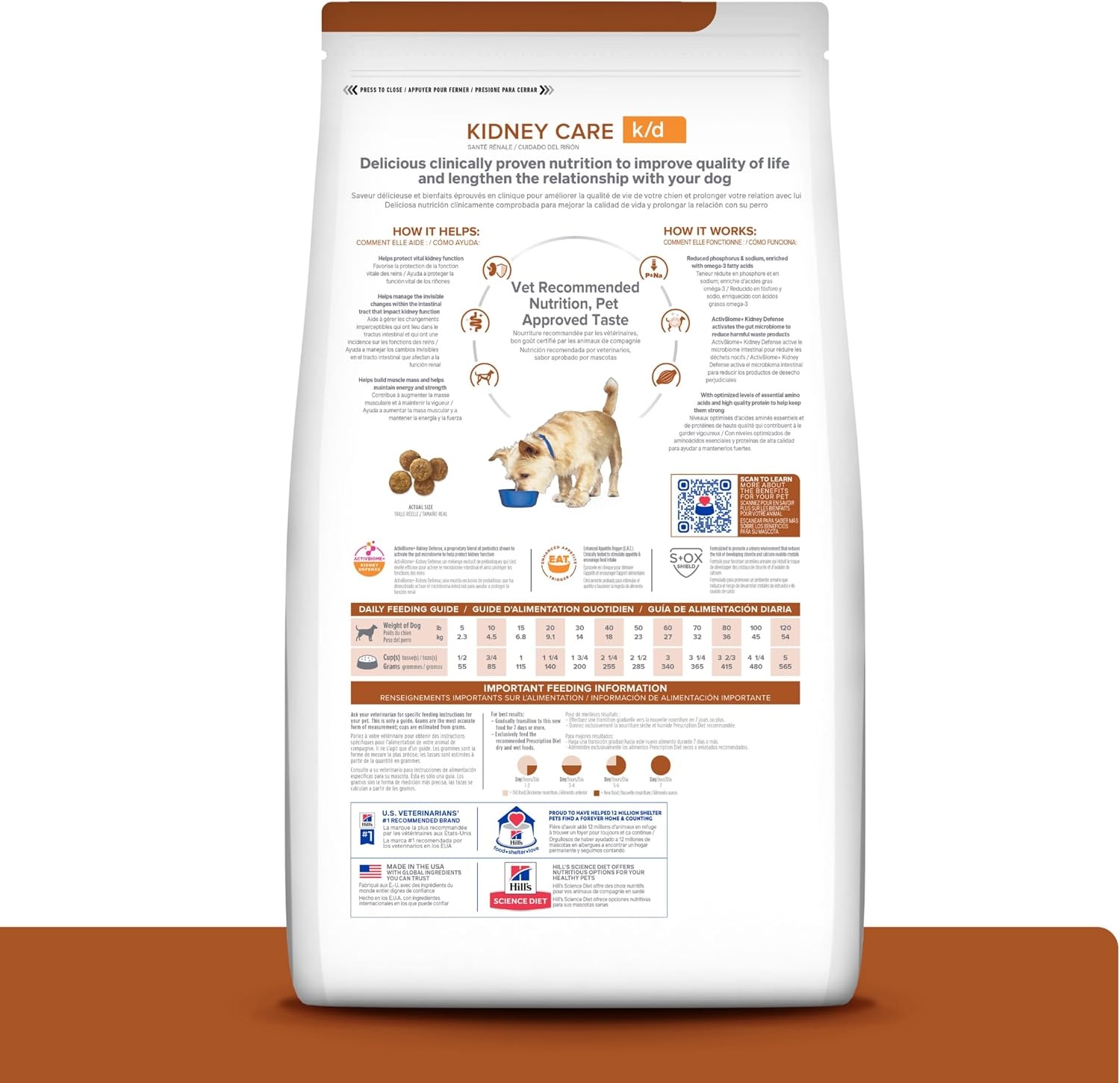 image:imageHills Prescription Diet kd Kidney Care Dry Dog Food Chicken 275 lb BagLamb