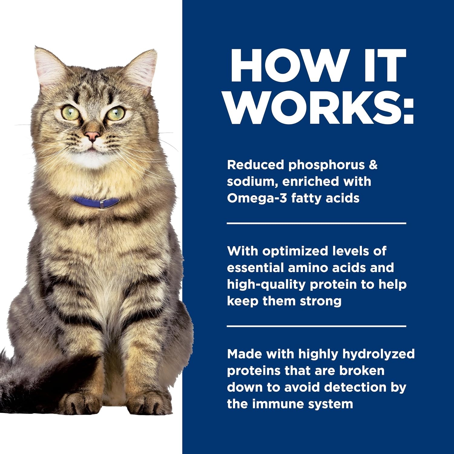 image:imageHills Prescription Diet kd Kidney Care Hydrolyzed Chicken Flavor Dry Cat Food Veterinary Diet 85 lb Bag