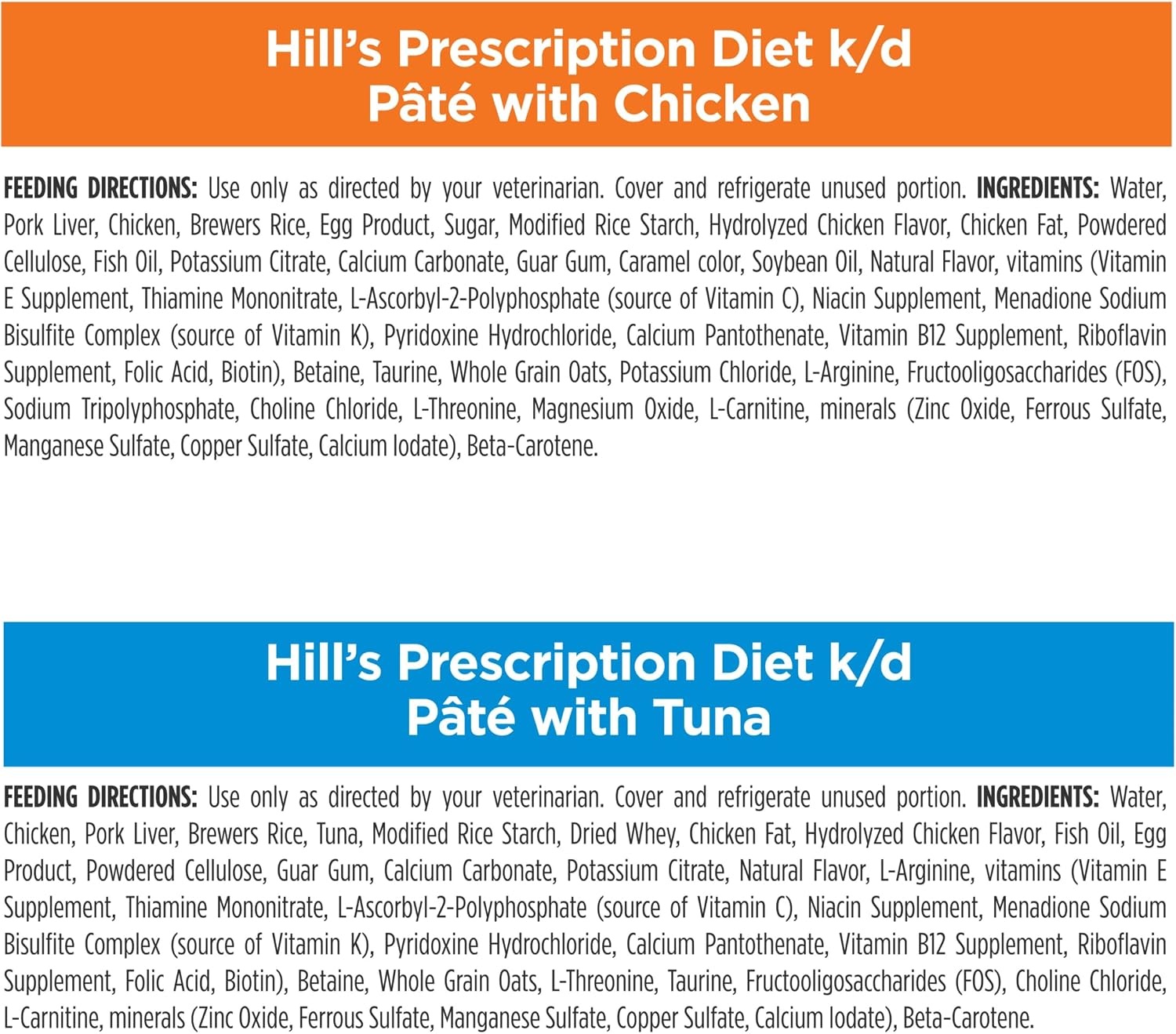 image:imageHills Prescription Diet kd Kidney Care Wet Cat Food Chicken amp Vegetable Stew 29 oz Cans 24PackStarter Kit