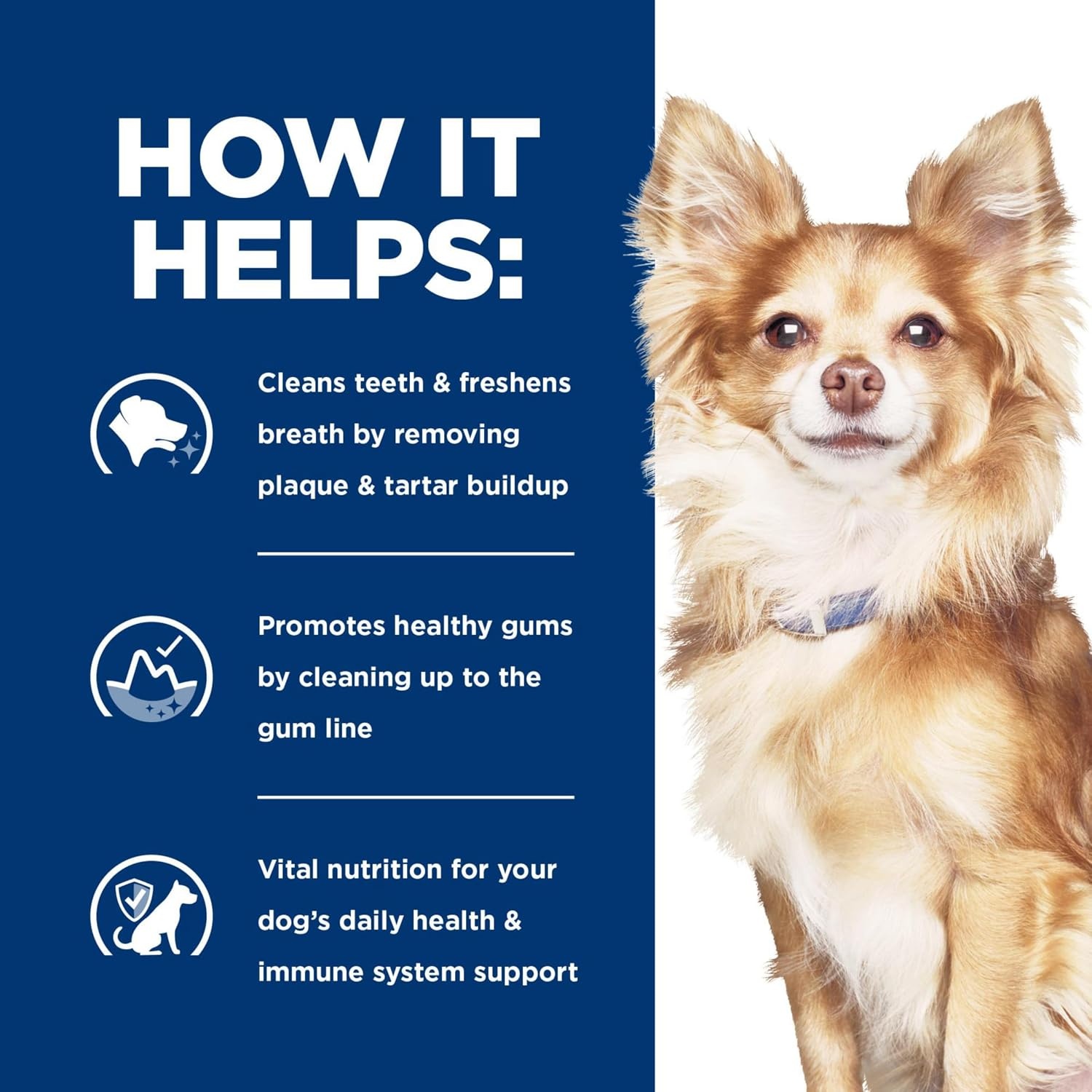 image:imageHills Prescription Diet td Dental Care Dry Dog Food Chicken 5 lb BagChicken Small Bites