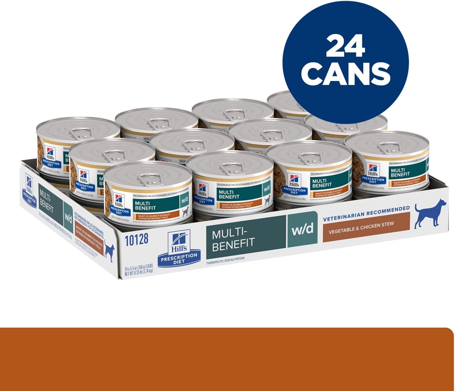 image:imageHills Prescription Diet wd MultiBenefit DigestiveWeightGlucoseUrinary Management Wet Dog Food Chicken 13 oz Cans 12PackVegetable Chicken Stew