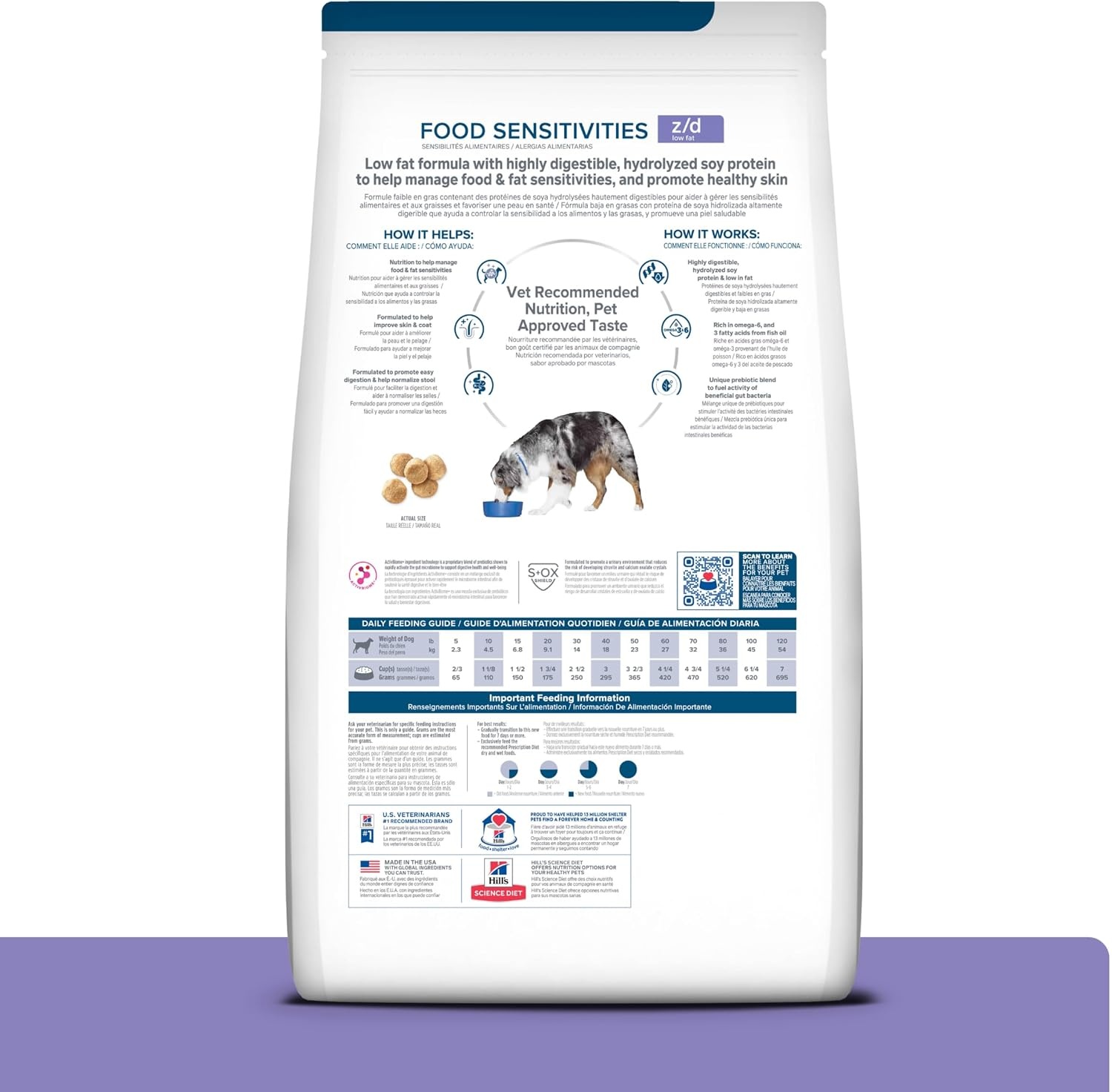 image:imageHills Prescription Diet zd Low Fat Food Sensitivities Dry Dog Food Hydrolyzed Soy 8 lb BagHydrolyzed Soy