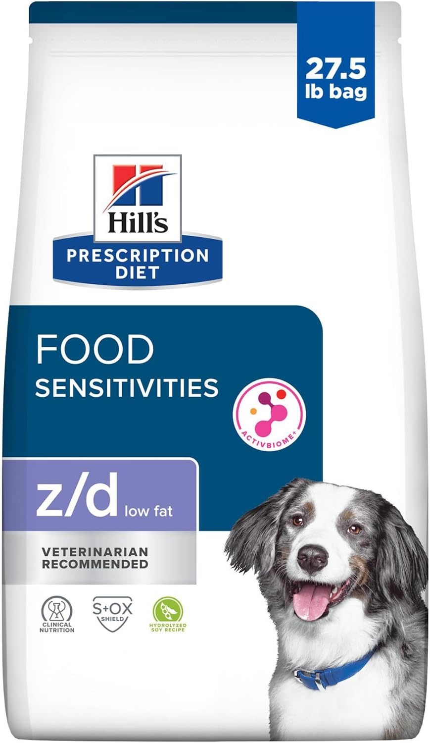 image:imageHills Prescription Diet zd Low Fat Food Sensitivities Dry Dog Food Hydrolyzed Soy 8 lb BagHydrolyzed Soy