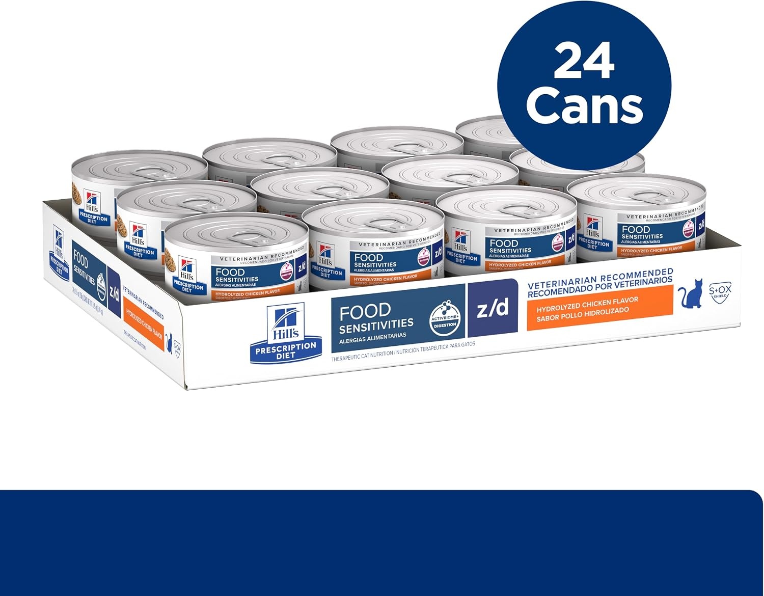 image:imageHills Prescription Diet zd SkinFood Sensitivities Hydrolyzed Wet Dog Food Veterinary Diet 13 oz Cans 12PackChicken