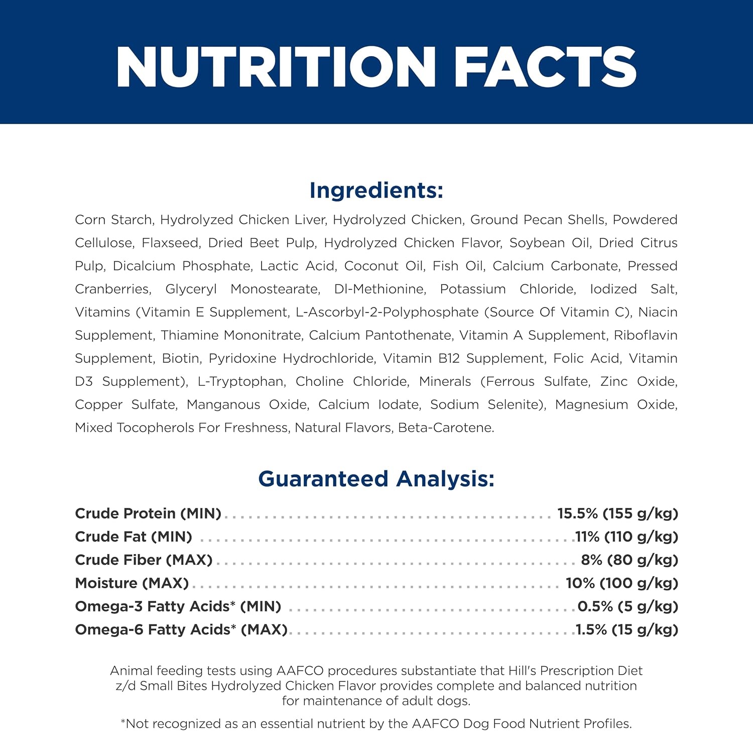 image:imageHills Prescription Diet zd SkinFood Sensitivities Small Bites Dry Dog Food Hydrolyzed Chicken 7 lb BagChicken Small Bites