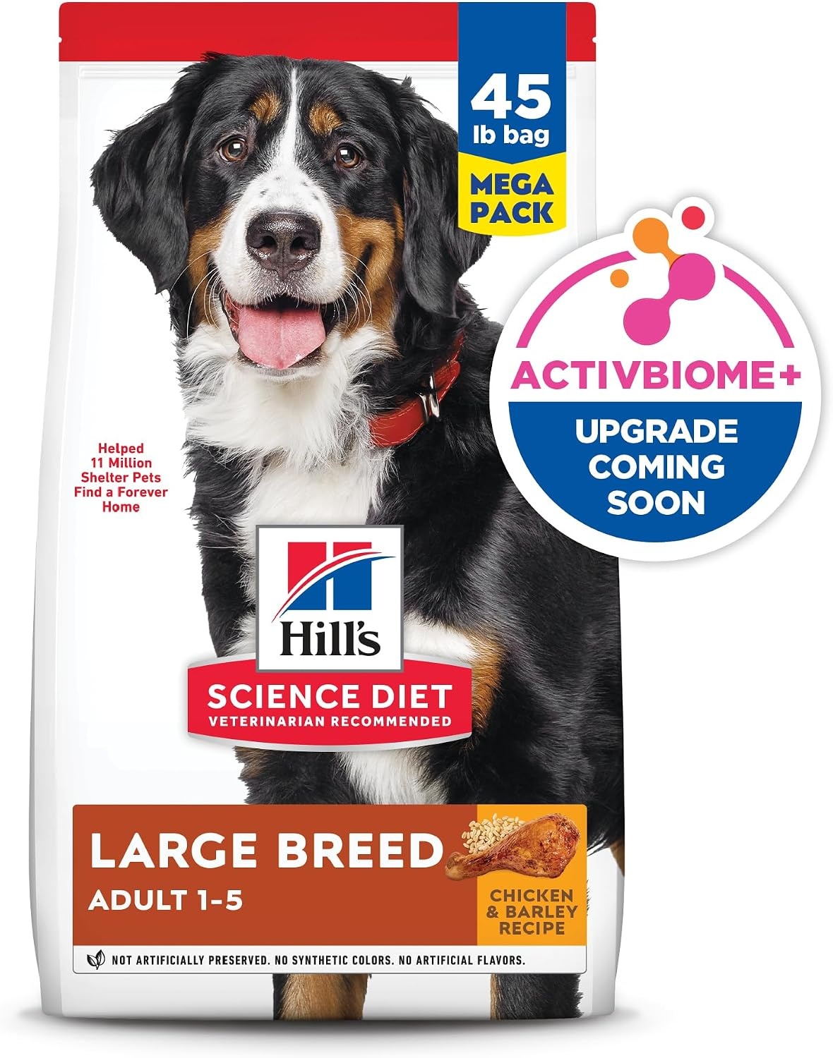 image:imageHills Science Diet Adult 15 Large Breed No Corn Wheat or Soy Dry Dog Food Chicken 30 lb BagChicken Barley