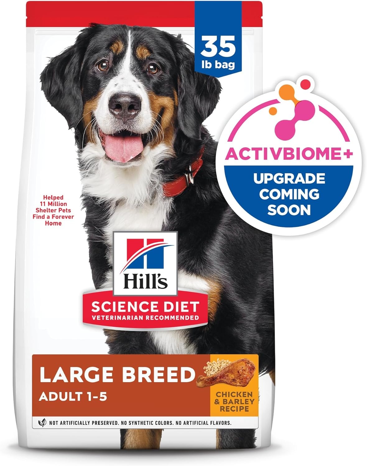 image:imageHills Science Diet Adult 15 Large Breed No Corn Wheat or Soy Dry Dog Food Chicken 30 lb BagChicken Barley