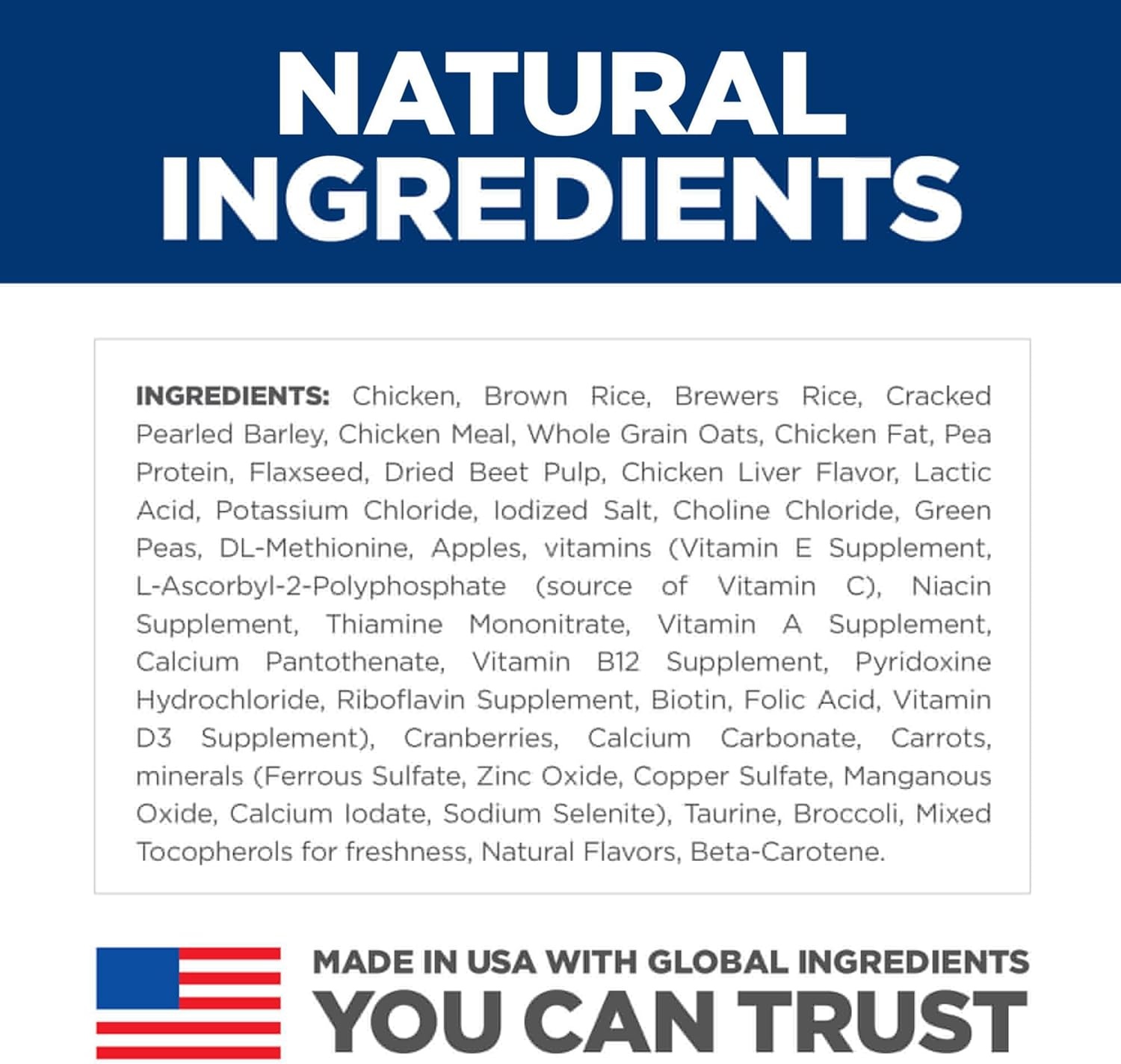 image:imageHills Science Diet Adult 15 Large Breed No Corn Wheat or Soy Dry Dog Food Chicken 30 lb BagChicken Brown Rice