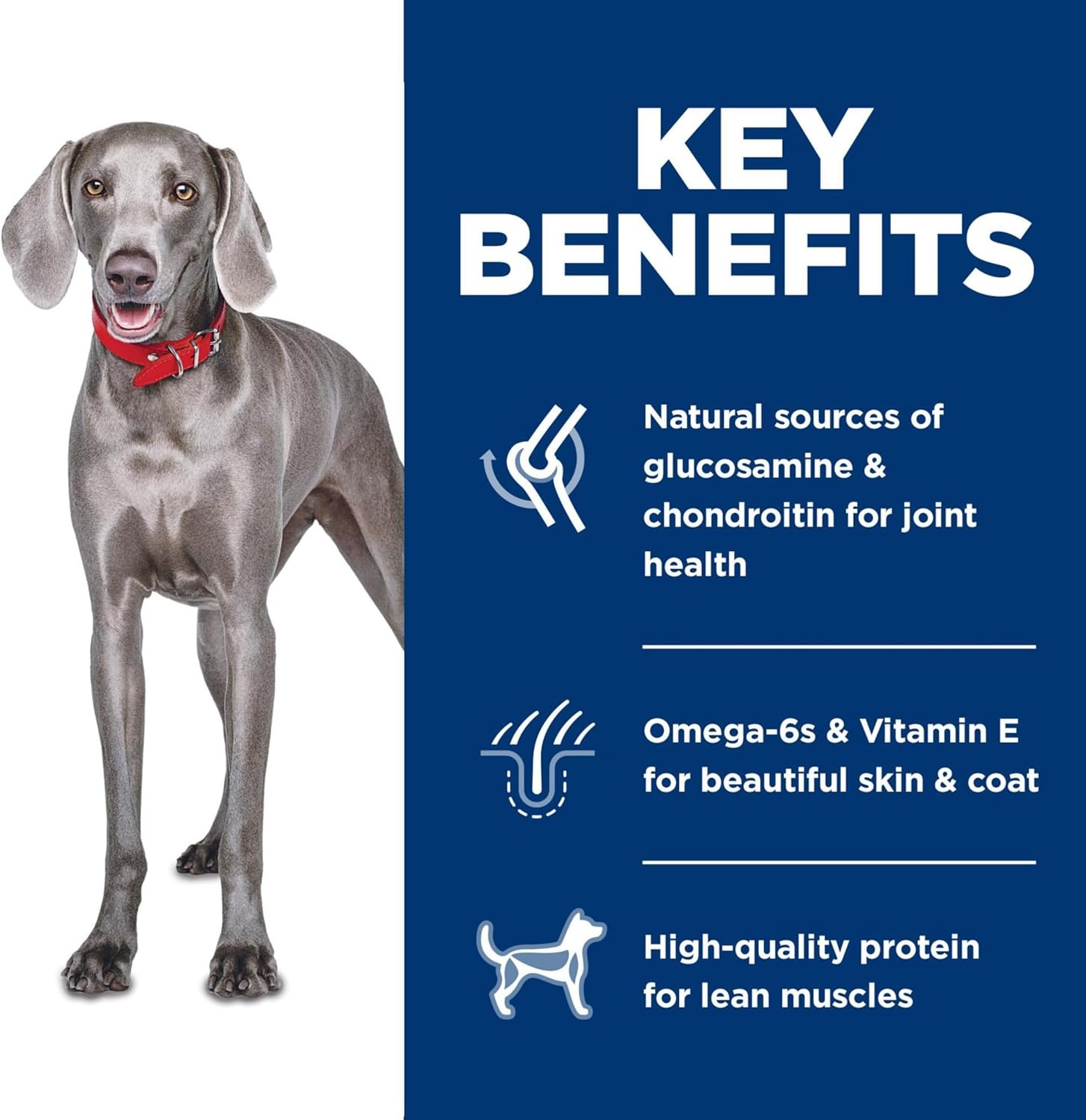 image:imageHills Science Diet Adult 15 Large Breed No Corn Wheat or Soy Dry Dog Food Chicken 30 lb BagChicken Brown Rice