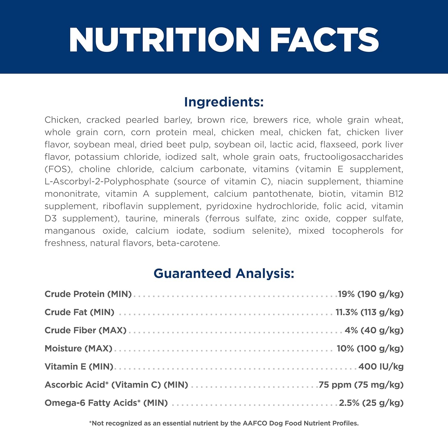 image:imageHills Science Diet Adult 16 Dry Dog Food Chicken amp Barley 15 lb BagChicken Barley