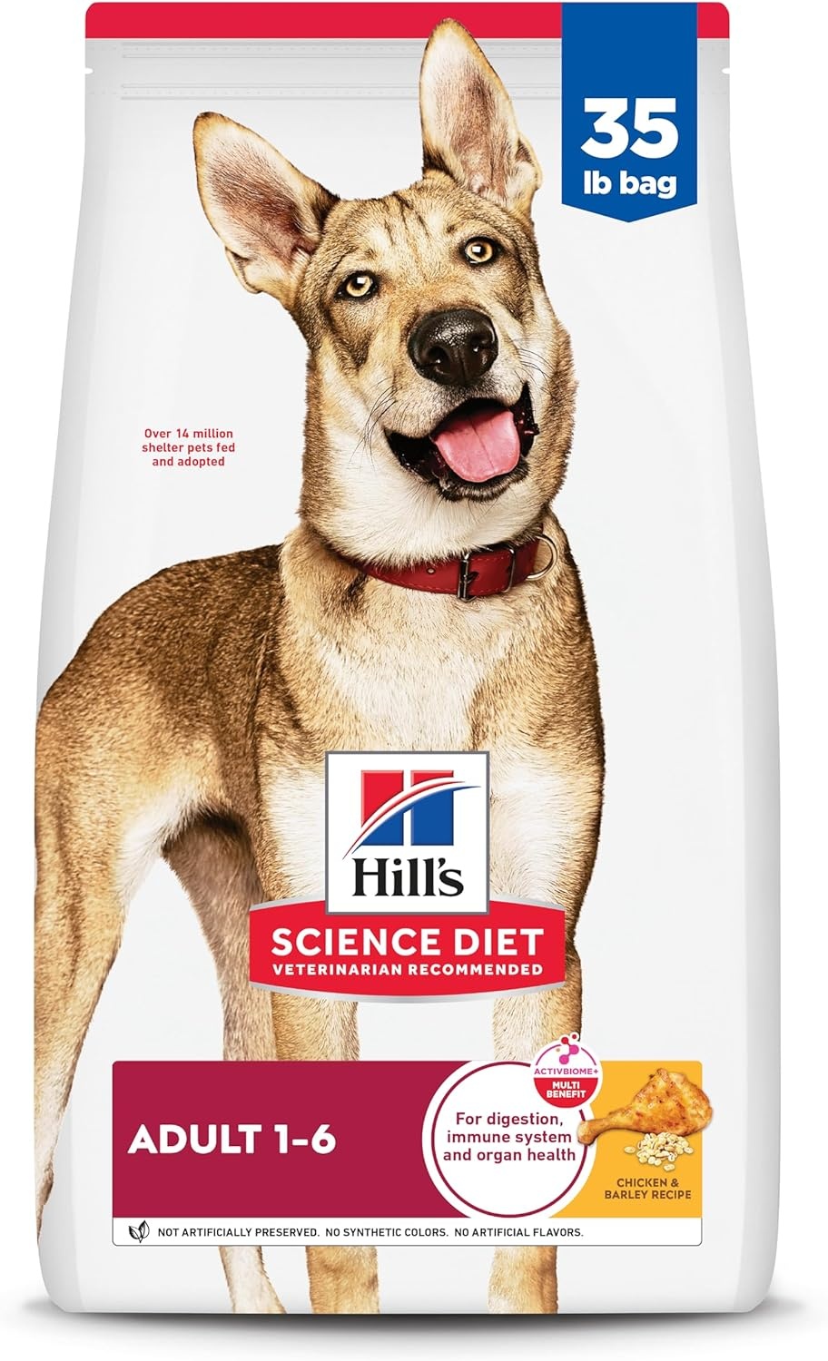 image:imageHills Science Diet Adult 16 Dry Dog Food Chicken amp Barley 15 lb BagChicken Barley