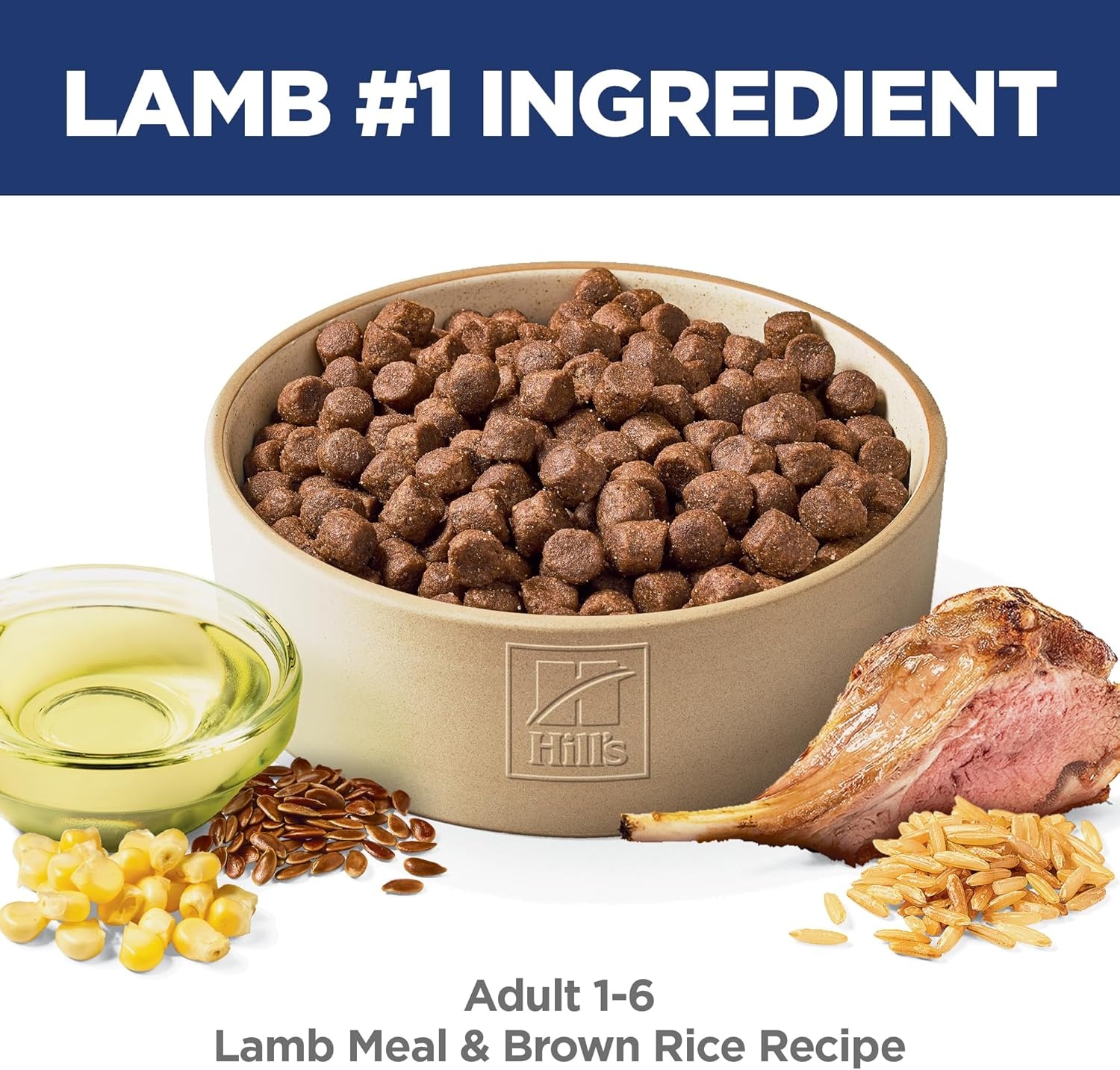 image:imageHills Science Diet Adult 16 Dry Dog Food Salmon amp Brown Rice 33 lb BagLamb