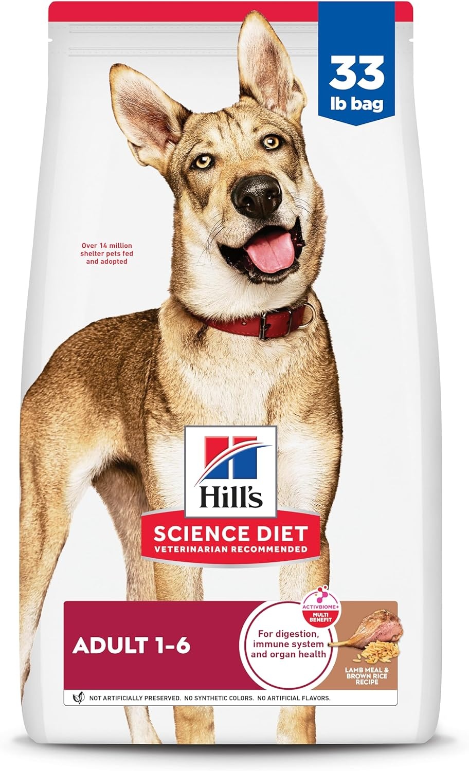 image:imageHills Science Diet Adult 16 Dry Dog Food Salmon amp Brown Rice 33 lb BagLamb
