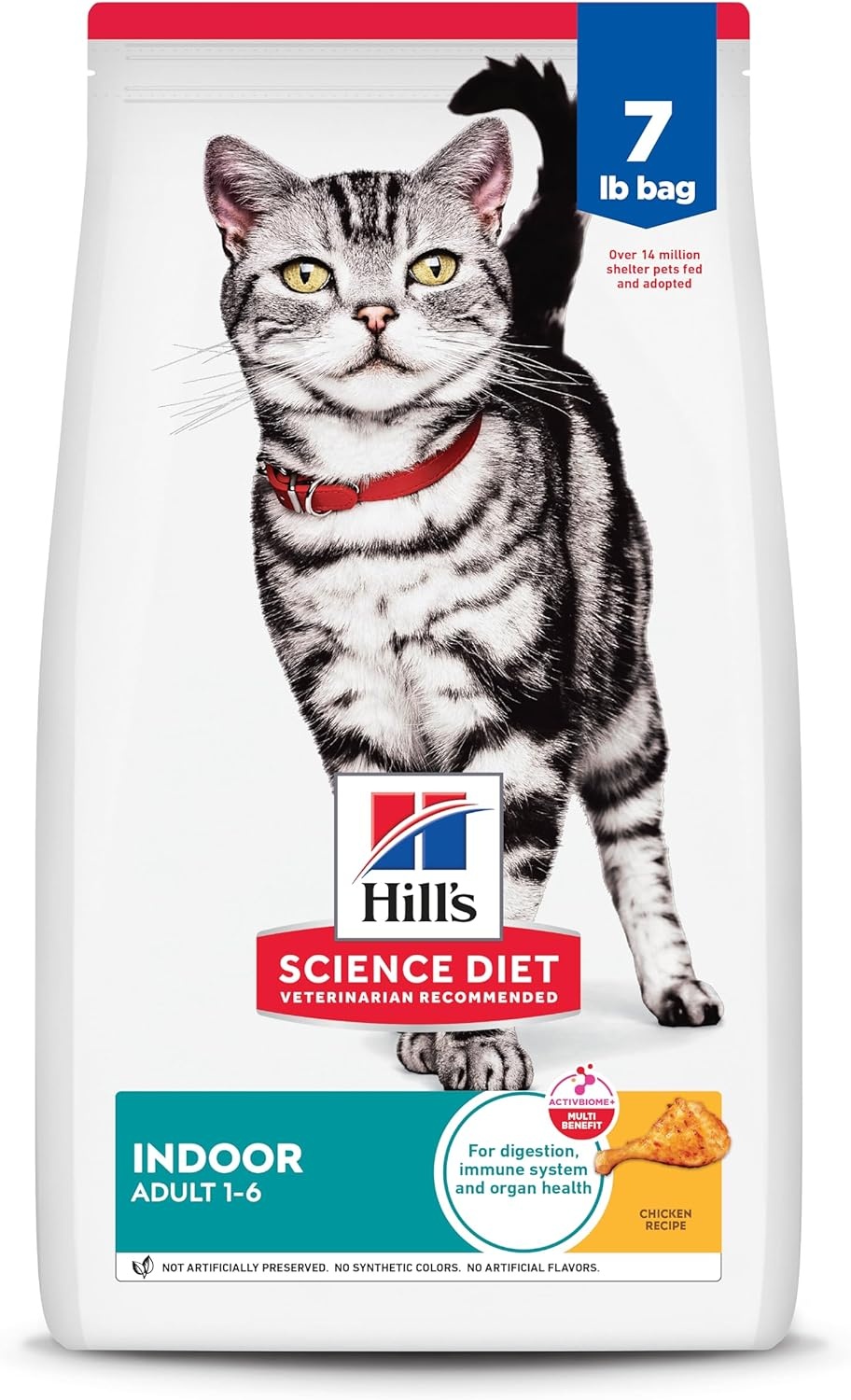 image:imageHills Science Diet Adult 16 Indoor Dry Cat Food Chicken 7 lb BagChicken