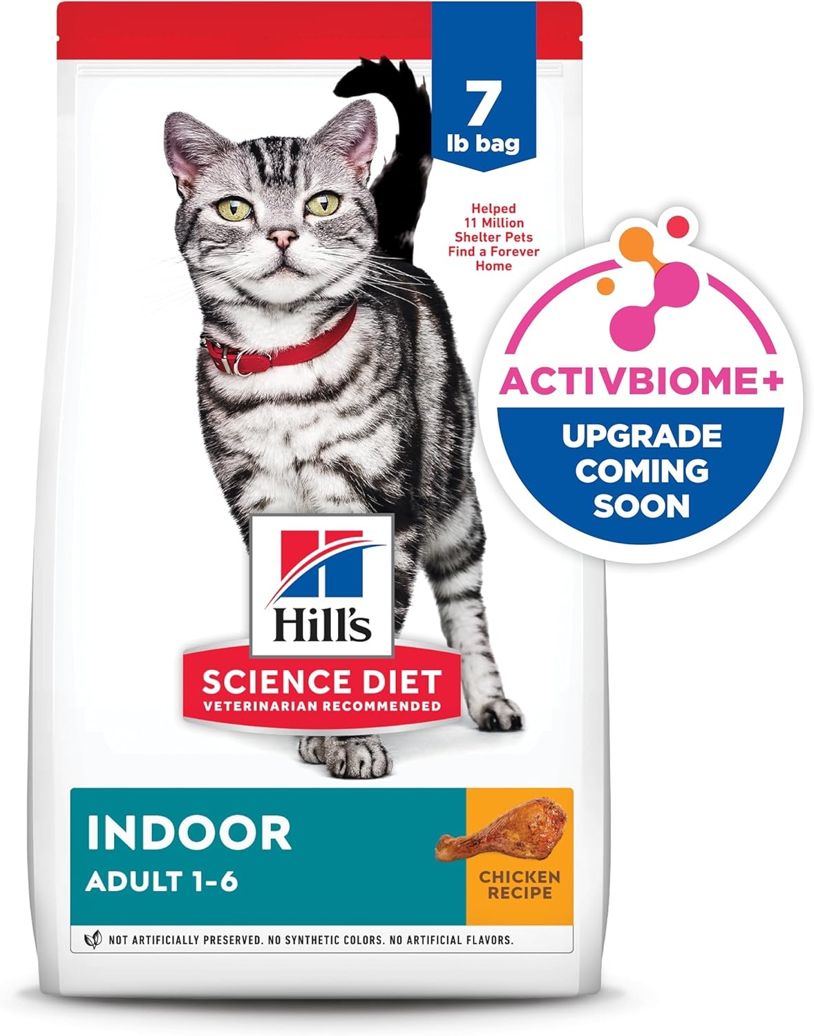 image:imageHills Science Diet Adult 16 Indoor Dry Cat Food Chicken 7 lb BagChicken