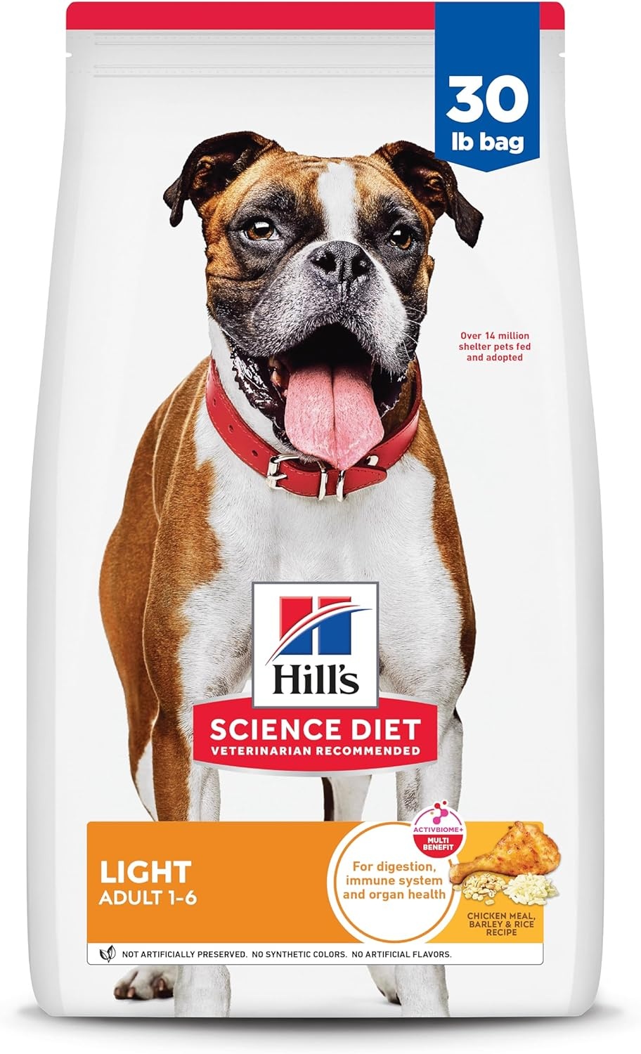 image:imageHills Science Diet Adult 16 Light Dry Dog Food Chicken Meal amp Barley 30 lb BagChicken Barley