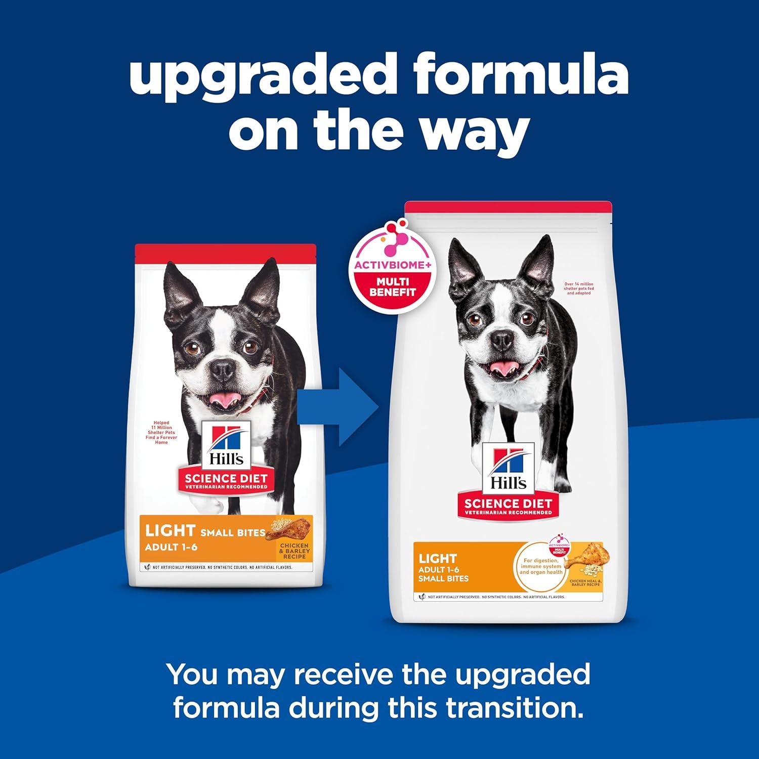 image:imageHills Science Diet Adult 16 Light Small Bites Dry Dog Food Chicken Meal amp Barley 5 lb BagChicken Barley