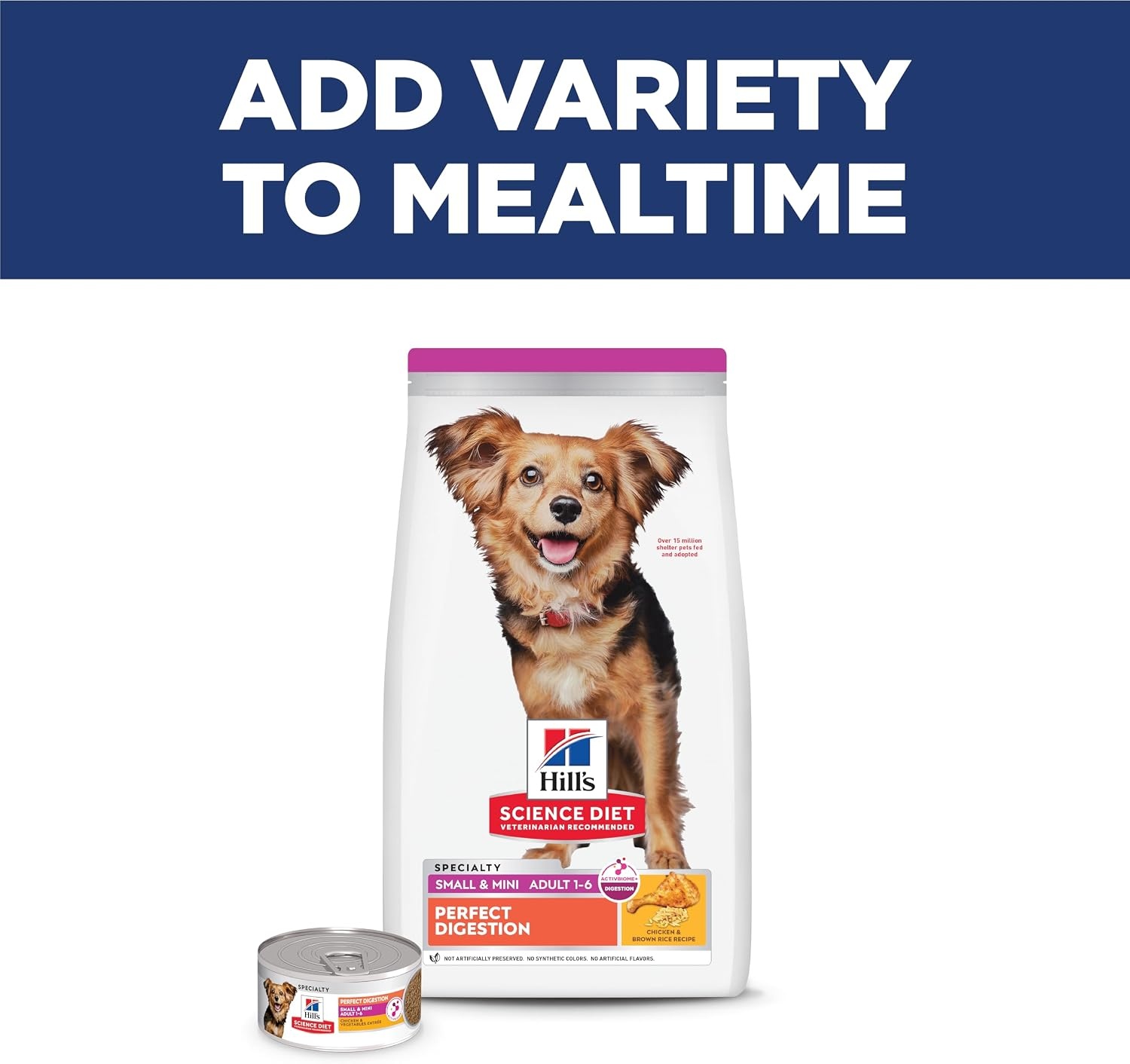 image:imageHills Science Diet Adult 16 Perfect Digestion Small amp Mini Dry Dog Food Chicken amp Brown Rice 12 lb BagChicken Brown Rice