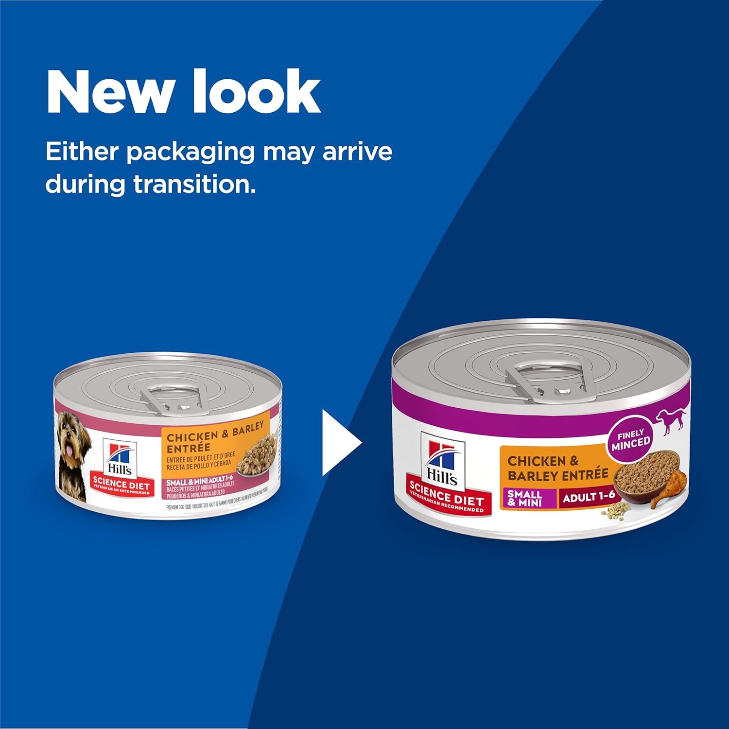 image:imageHills Science Diet Adult 16 Small amp Mini Wet Dog Food Chicken amp Barley 58 oz Cans 24PackChicken Barley