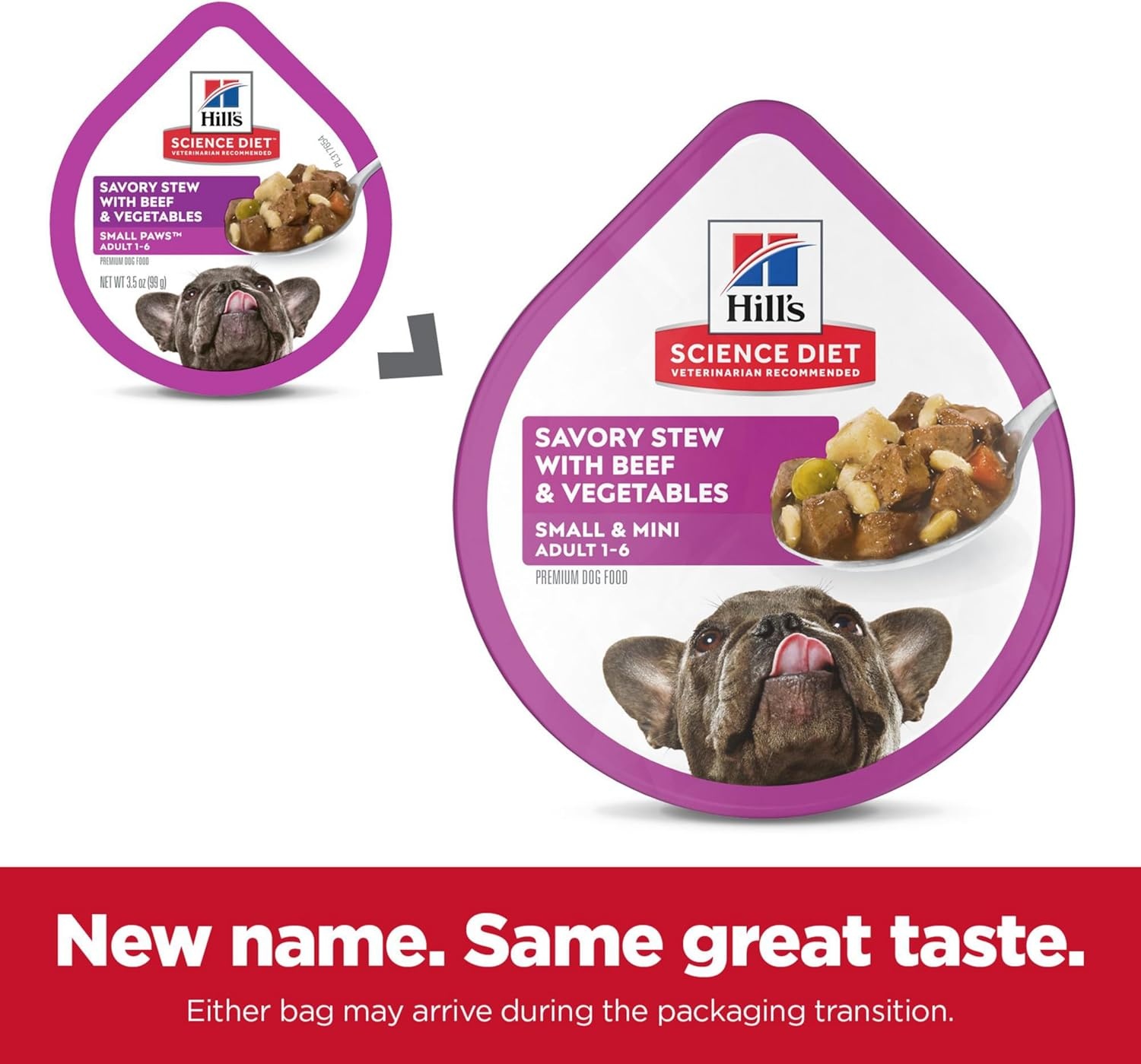 image:imageHills Science Diet Adult 16 Small amp Mini Wet Dog Food Chicken amp Vegetables 35 oz Trays 12PackBeef Vegetables Stew