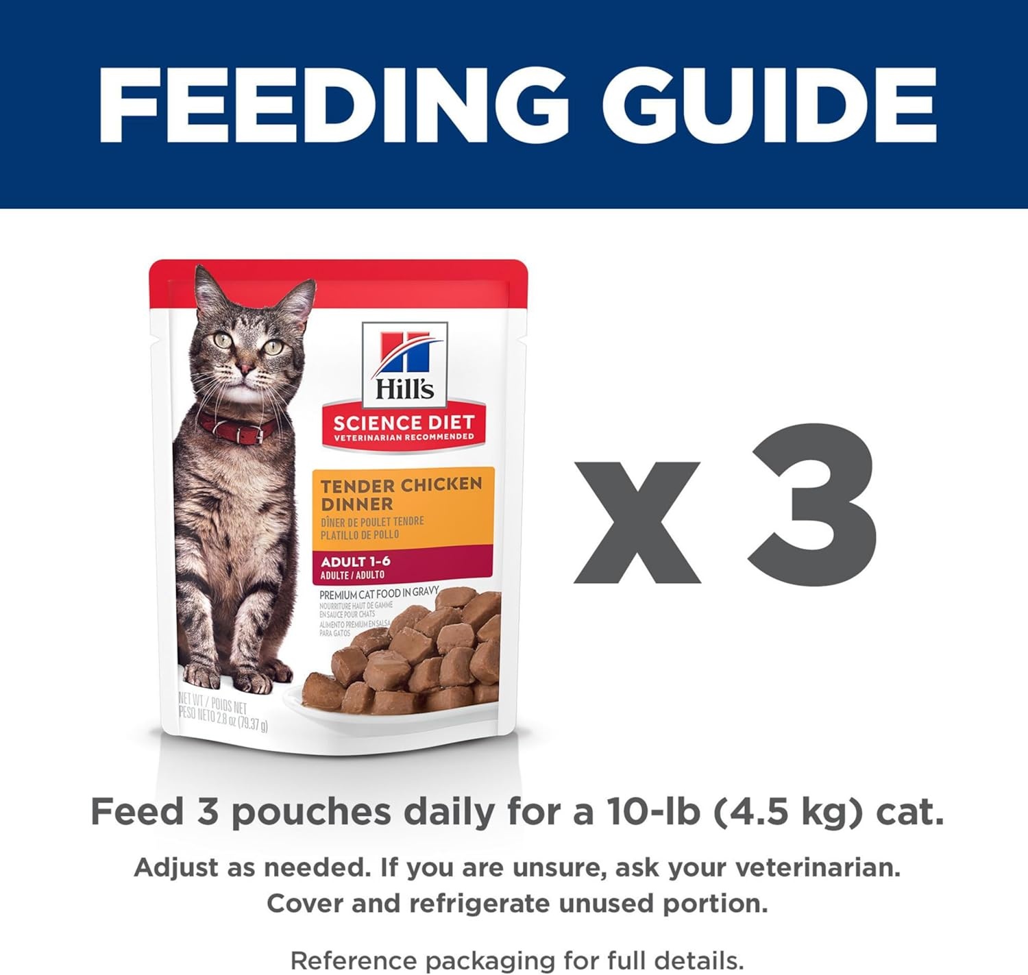 image:imageHills Science Diet Adult 16 Wet Cat Food Tuna 28 oz Pouches 24PackChicken Stew