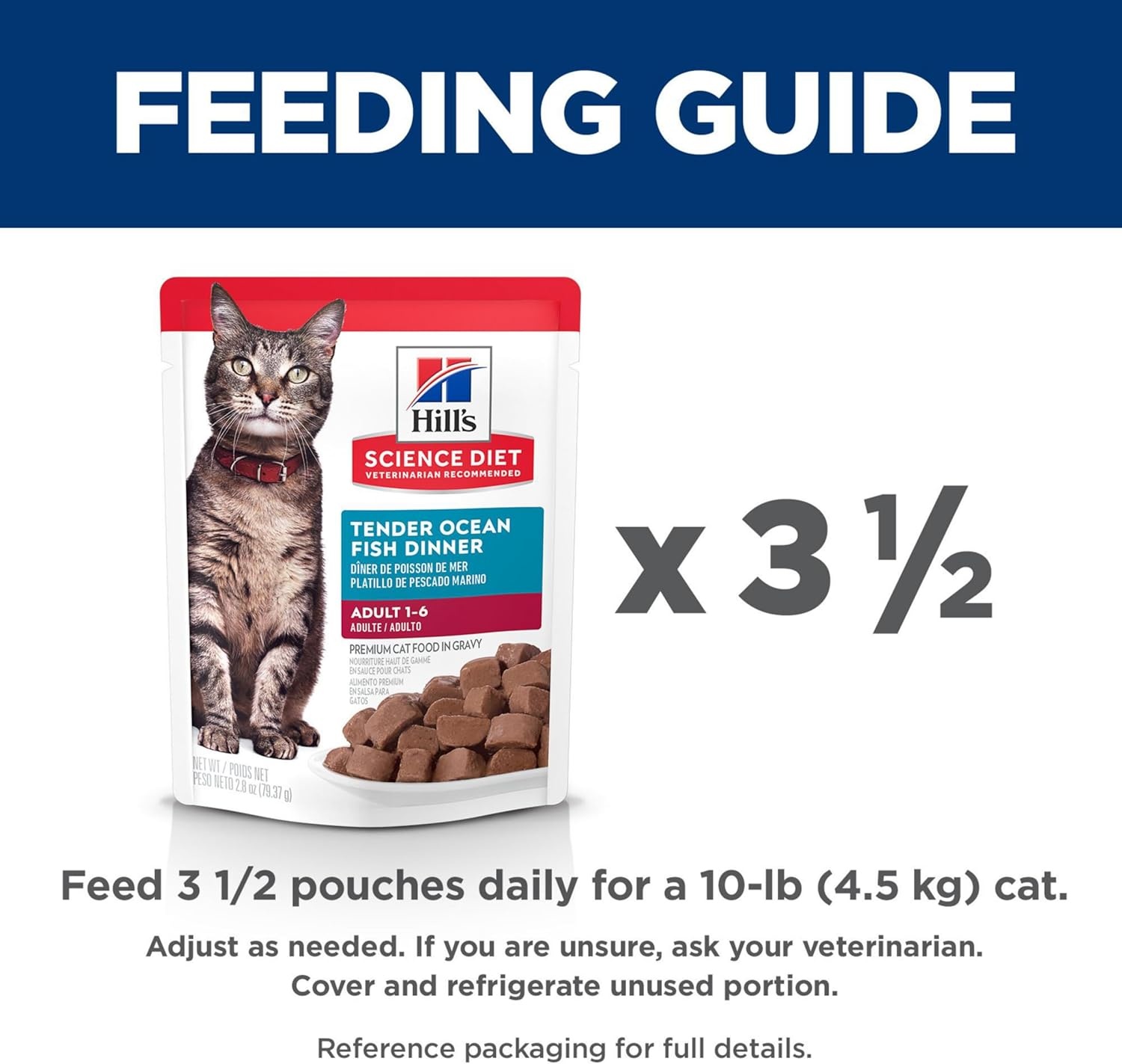 image:imageHills Science Diet Adult 16 Wet Cat Food Tuna 28 oz Pouches 24PackOcean Fish Stew