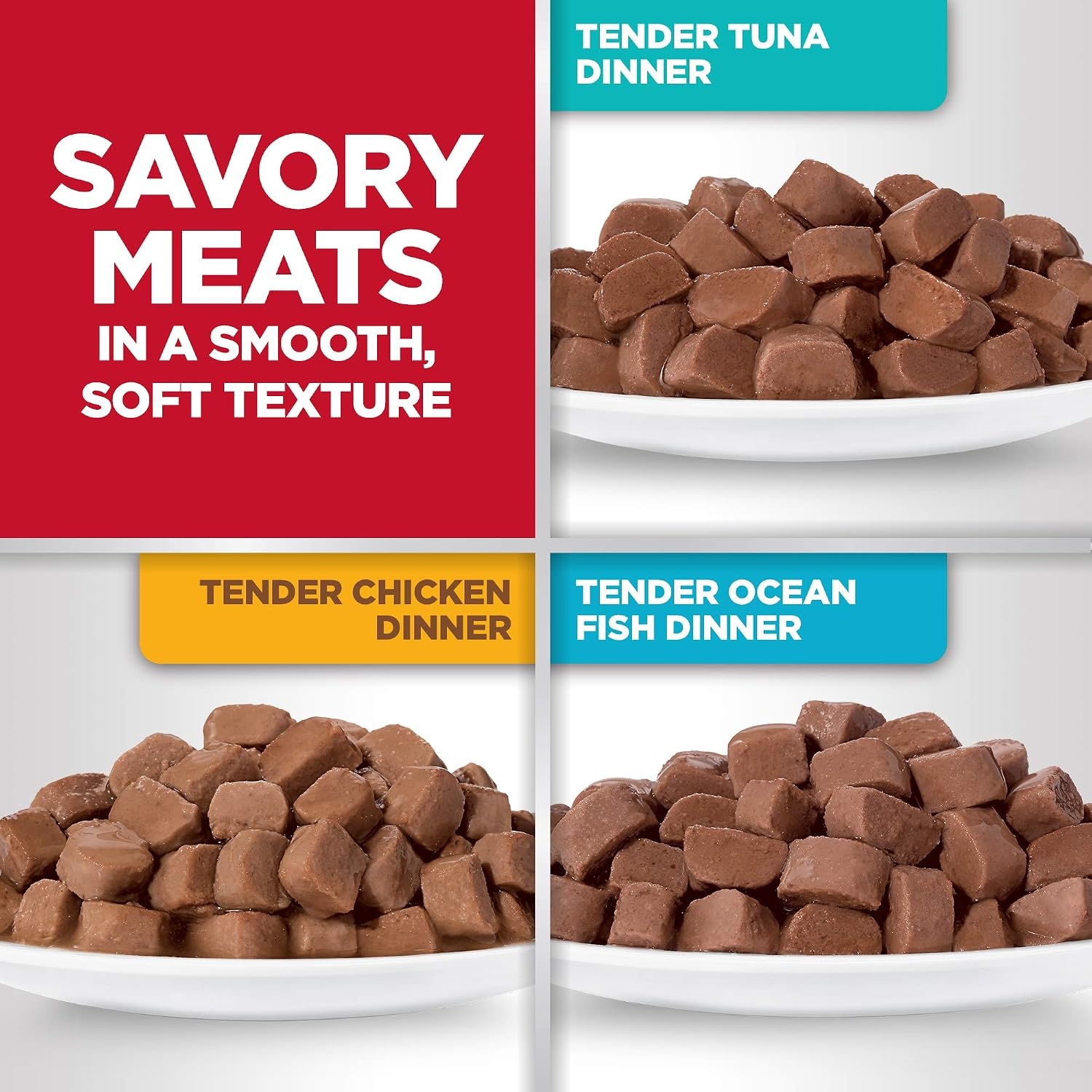 image:imageHills Science Diet Adult 16 Wet Cat Food Tuna 28 oz Pouches 24PackVariety Pack Tuna Chicken Ocean Fish Stew