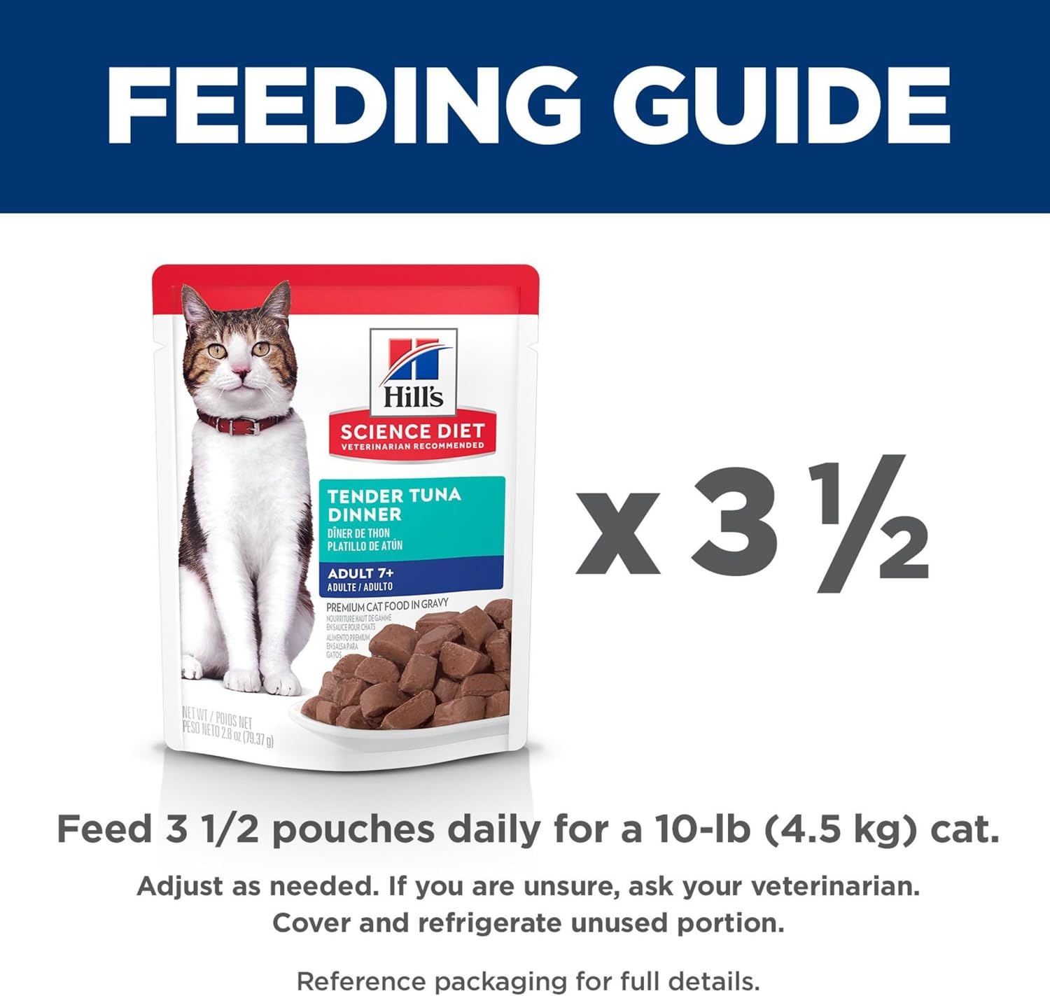 image:imageHills Science Diet Adult 7 Cat Food Tuna Stew 28 oz Pouches 24PackTuna Stew