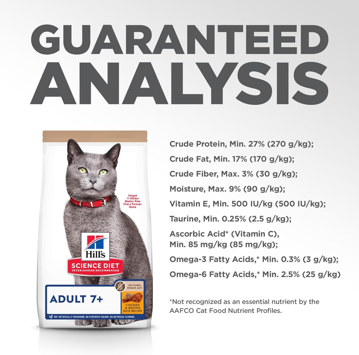 image:imageHills Science Diet Adult 7 Dry Cat Food Chicken 7 lb BagChicken Brown Rice