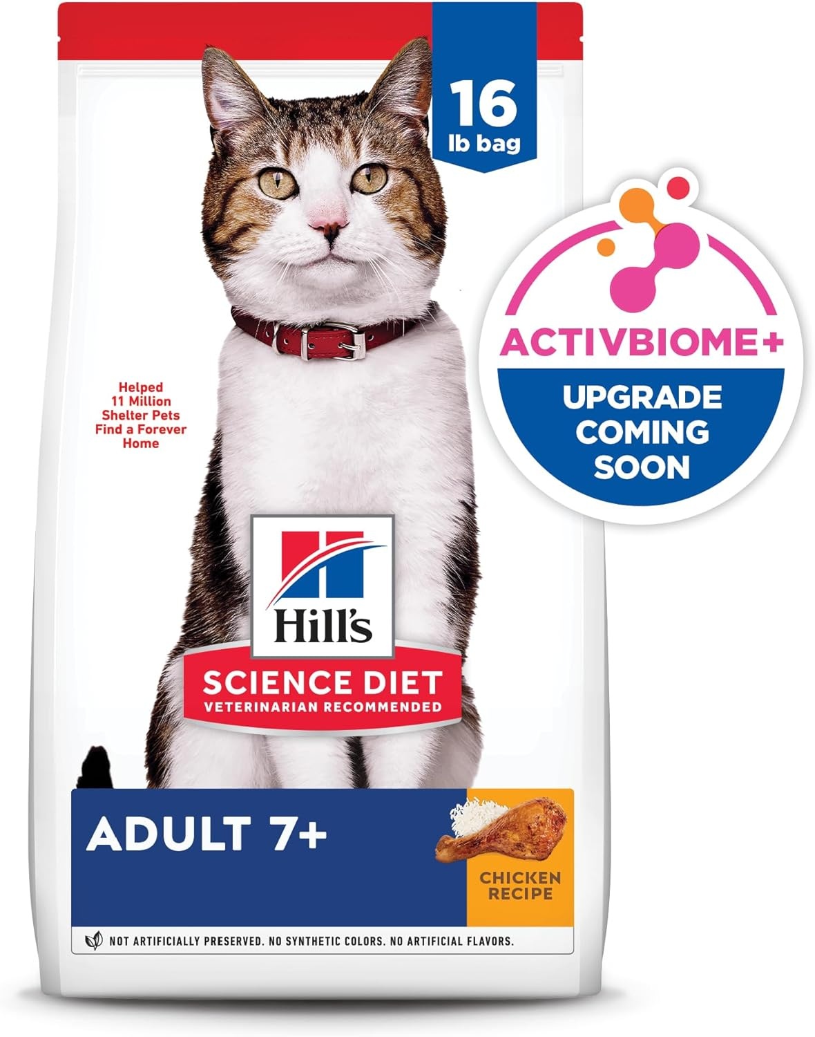 image:imageHills Science Diet Adult 7 Dry Cat Food Chicken 7 lb BagChicken