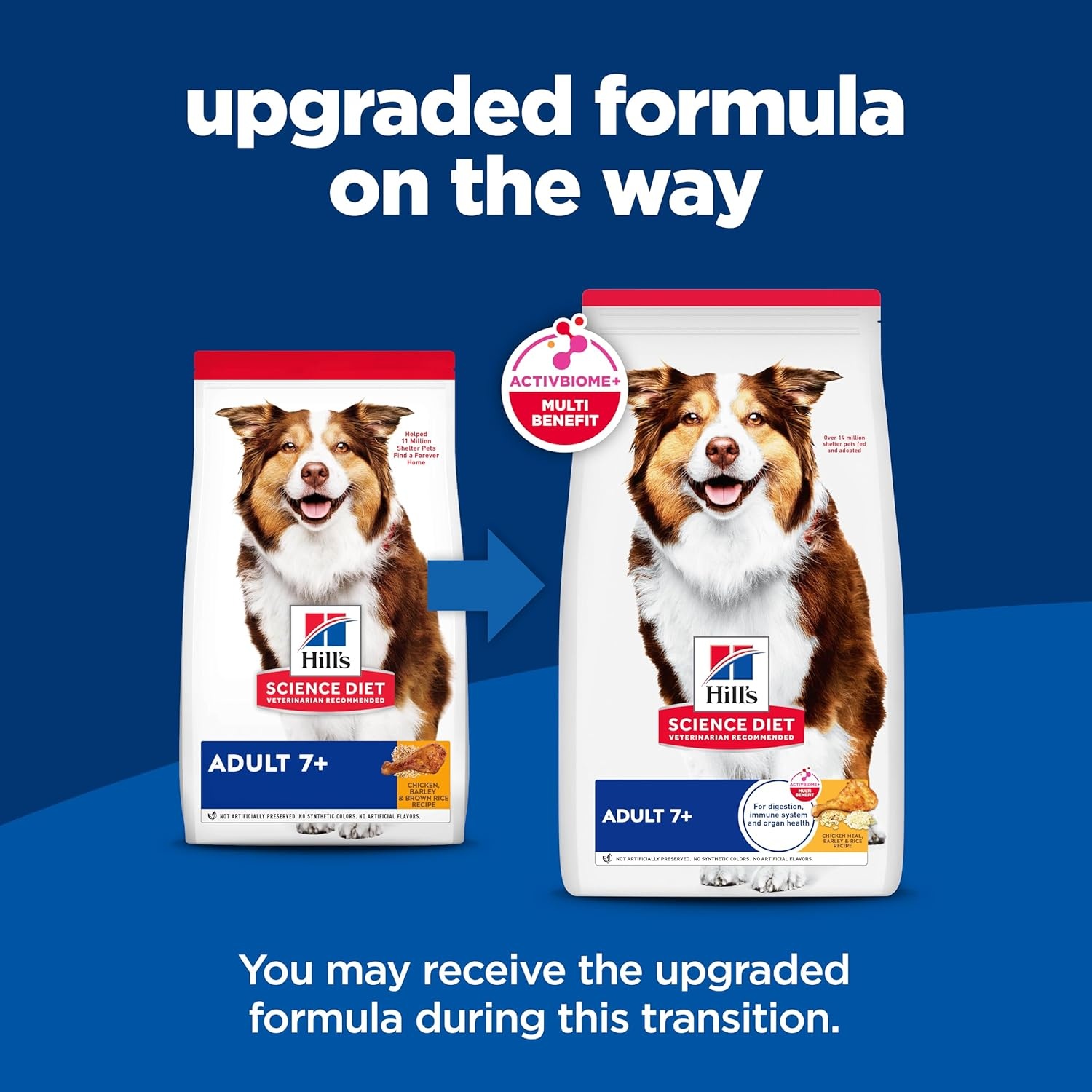 image:imageHills Science Diet Adult 7 Dry Dog Food Chicken Meal Barley amp Rice 33 lb Bag15 Pound Pack of 1