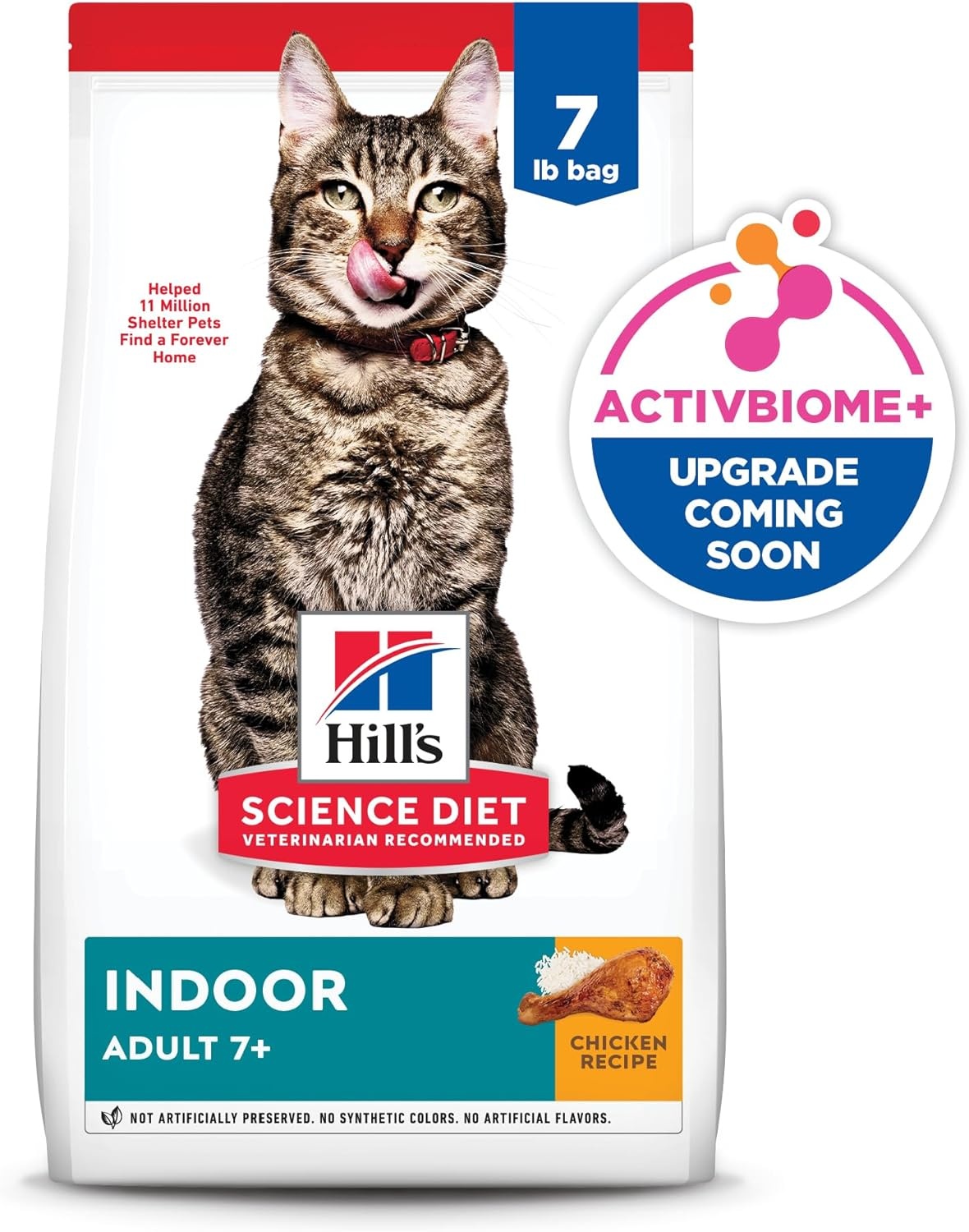 image:imageHills Science Diet Adult 7 Indoor Dry Cat Food Chicken 7 lb BagChicken