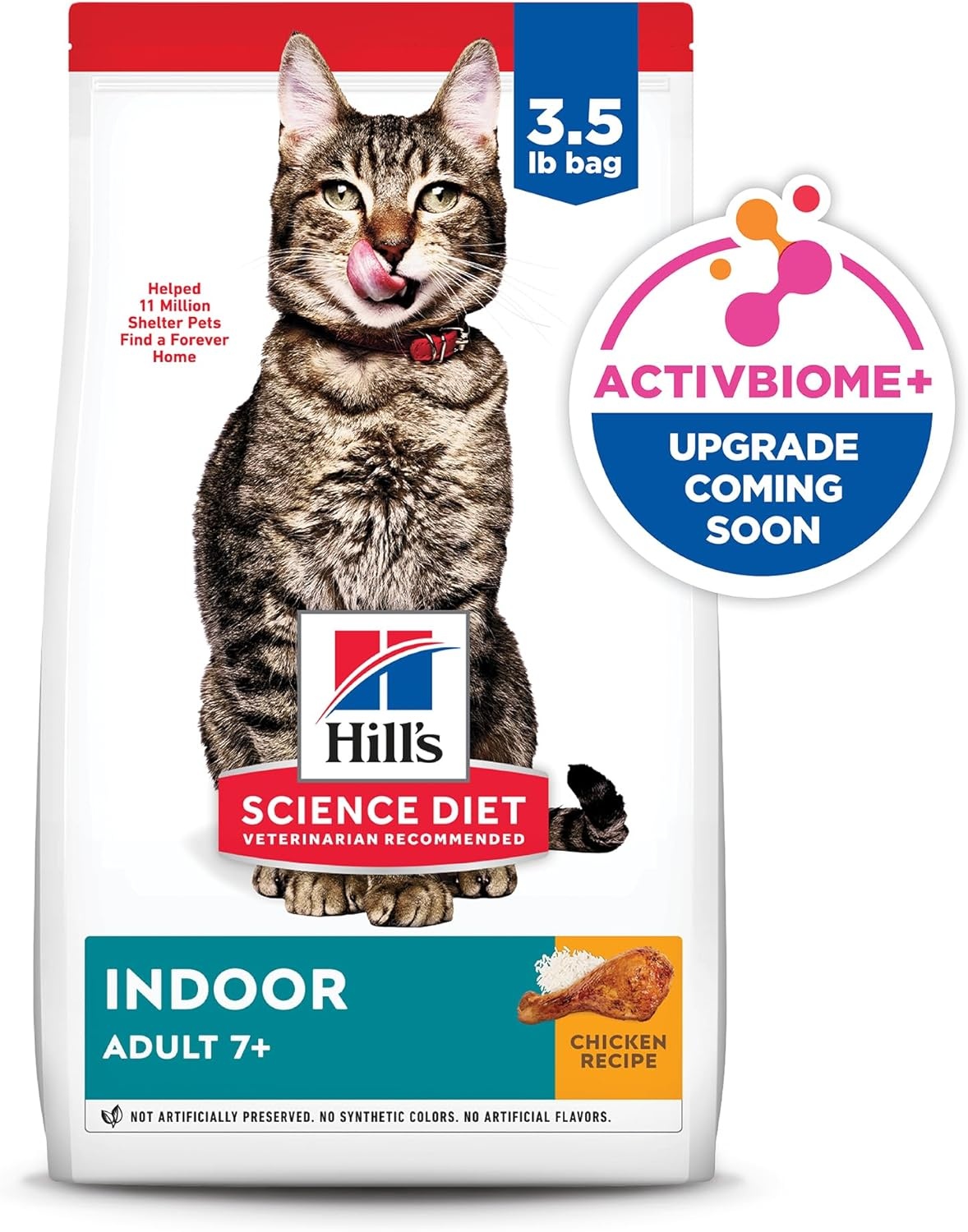 image:imageHills Science Diet Adult 7 Indoor Dry Cat Food Chicken 7 lb BagChicken