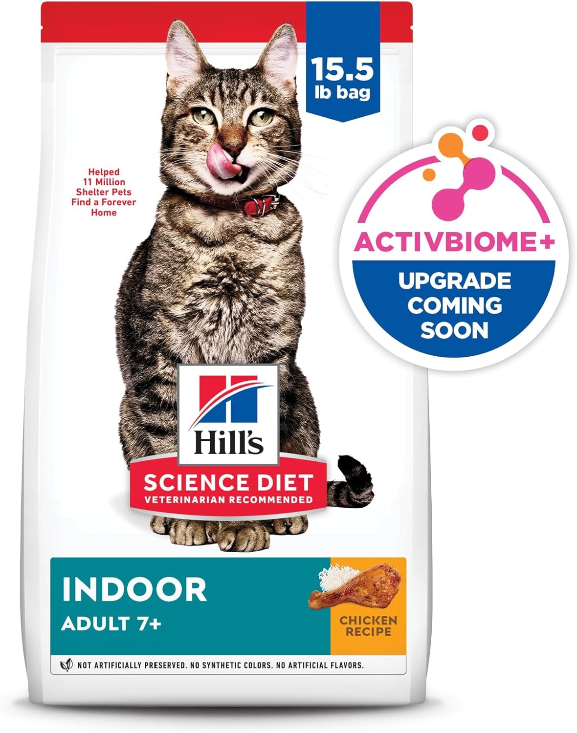 image:imageHills Science Diet Adult 7 Indoor Dry Cat Food Chicken 7 lb BagChicken