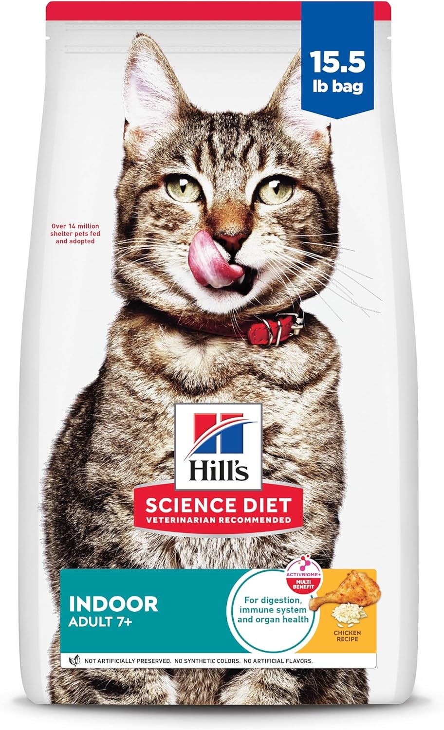 image:imageHills Science Diet Adult 7 Indoor Dry Cat Food Chicken 7 lb BagChicken