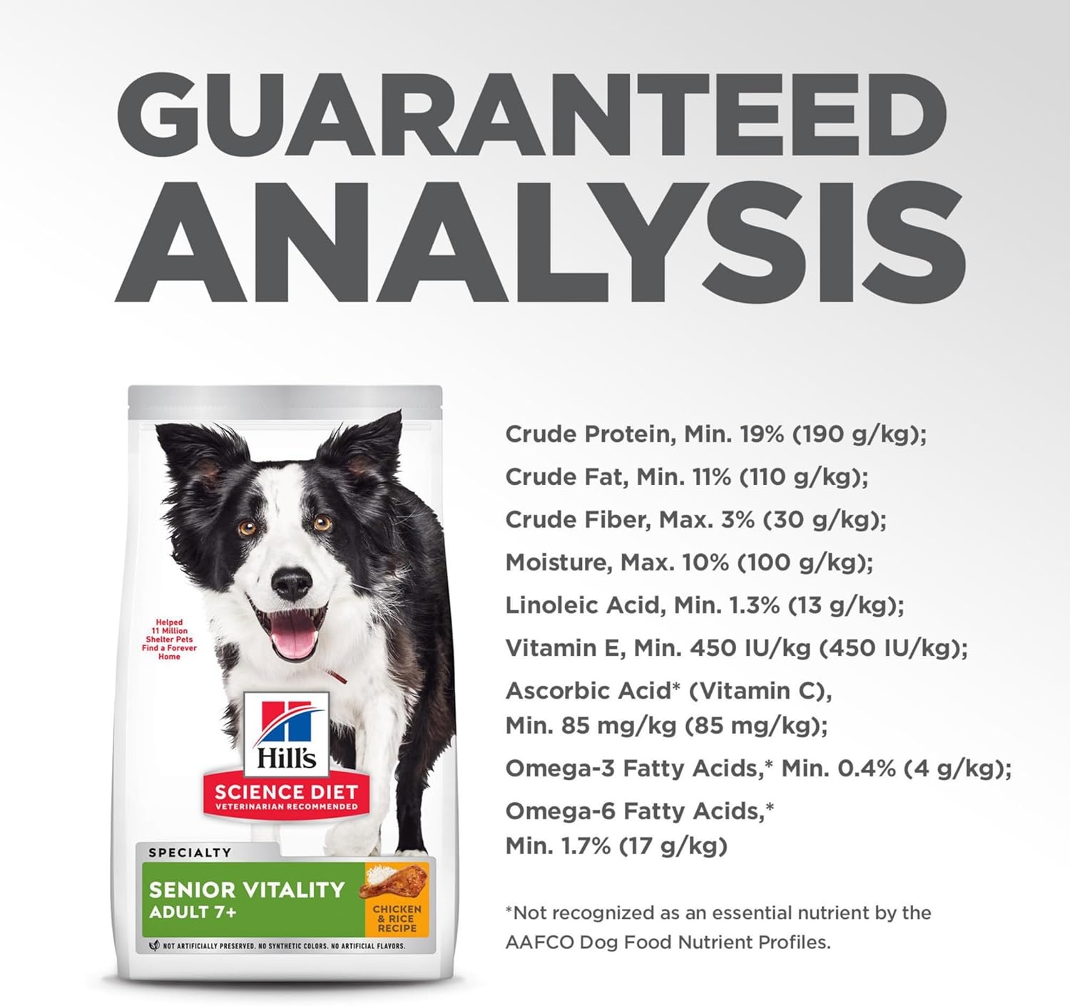 image:imageHills Science Diet Adult 7 Senior Vitality Dry Dog Food Chicken amp Rice 125 lb Bag35 Pound Pack of 1