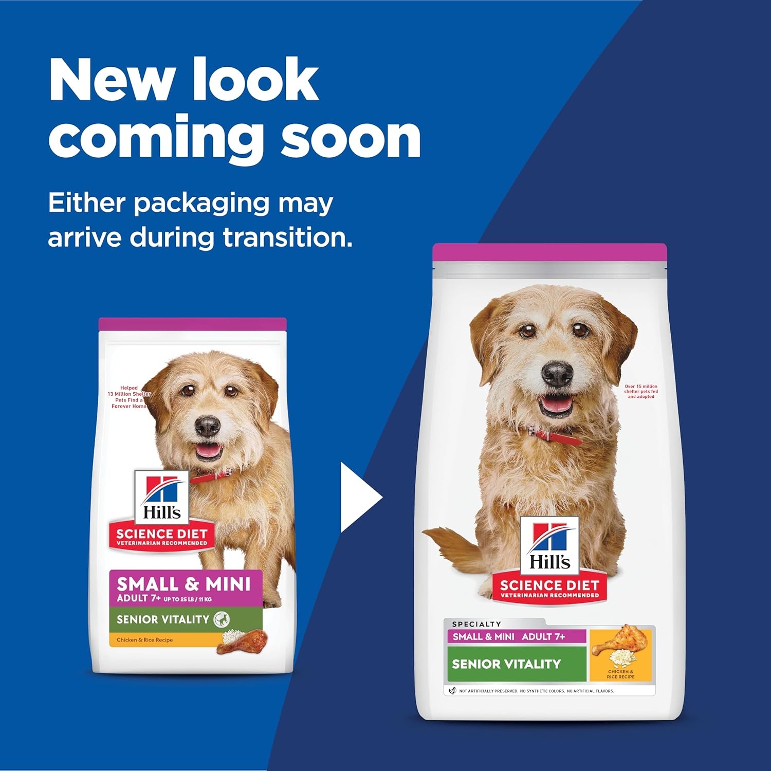 image:imageHills Science Diet Adult 7 Senior Vitality Small amp Mini Dry Dog Food Chicken amp Rice 35 lb BagChicken Rice