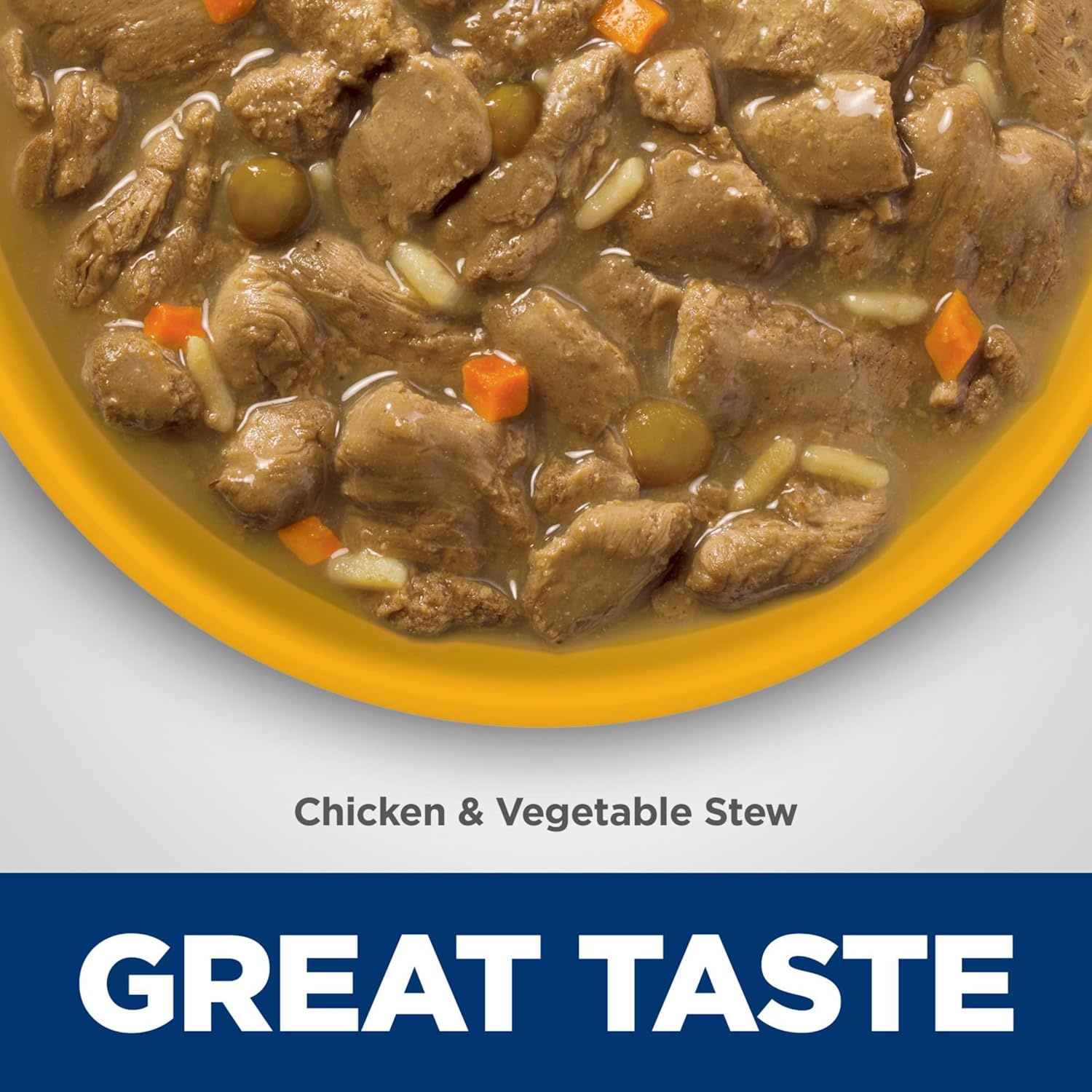image:imageHills Science Diet Adult 7 Senior Vitality Wet Dog Food Chicken amp Vegetable Stew 125 oz Cans 12Pack125 Ounce Pack of 12