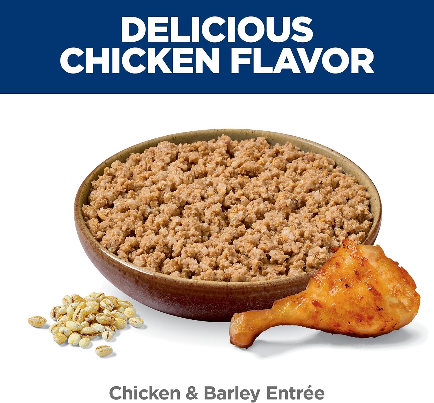 image:imageHills Science Diet Adult 7 Small amp Mini Wet Dog Food Chicken amp Vegetables 35 oz Trays 12PackChicken Barley