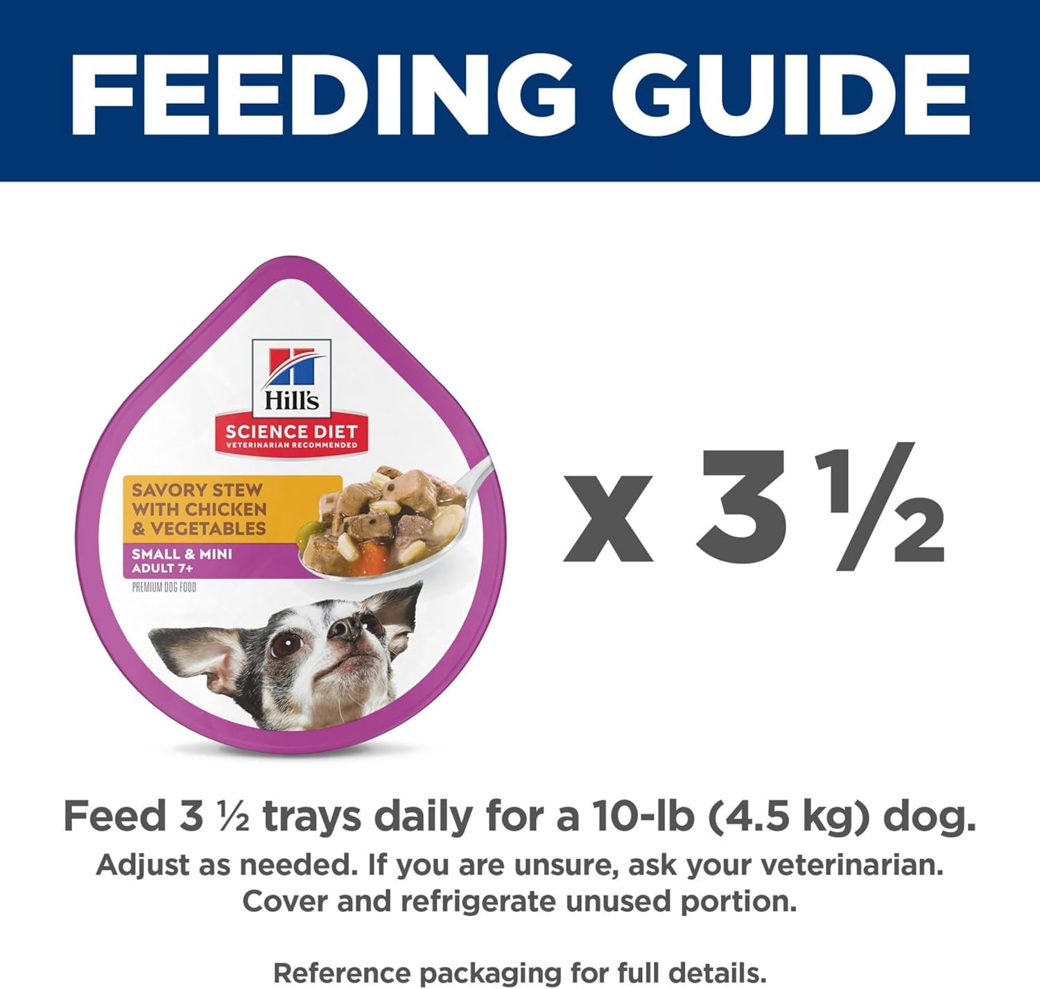 image:imageHills Science Diet Adult 7 Small amp Mini Wet Dog Food Chicken amp Vegetables 35 oz Trays 12PackChicken Vegetables Stew