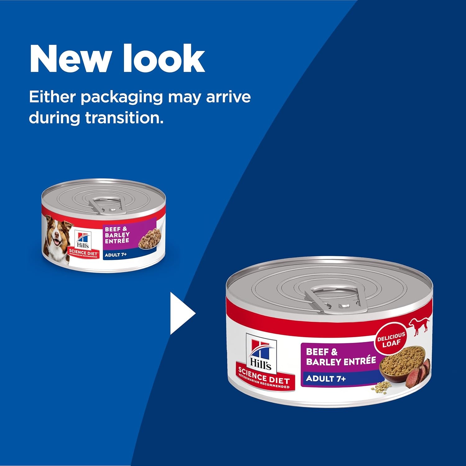 image:imageHills Science Diet Adult 7 Wet Dog Food Chicken amp Barley 13 oz Cans 12PackBeef Barley Loaf