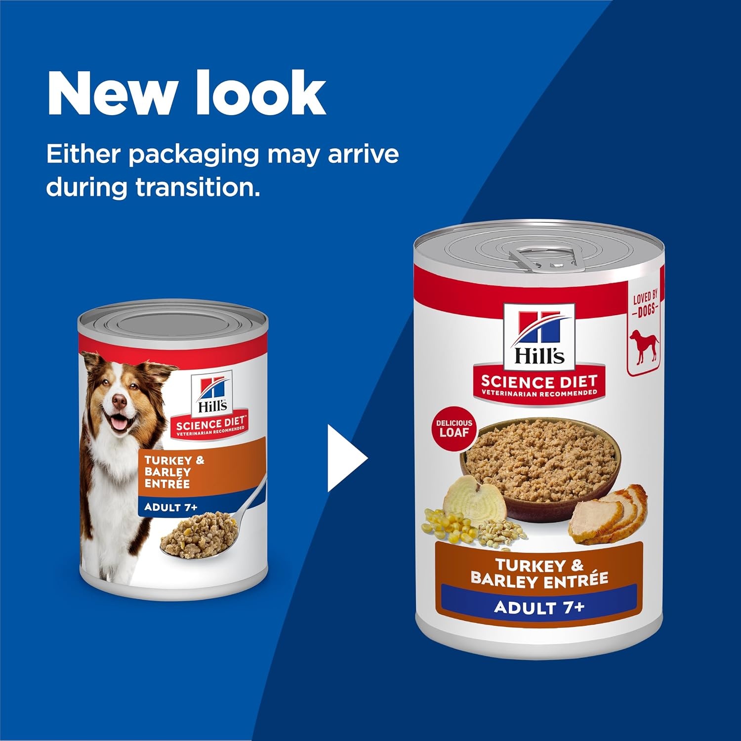 image:imageHills Science Diet Adult 7 Wet Dog Food Chicken amp Barley 13 oz Cans 12PackTurkey Barley Loaf