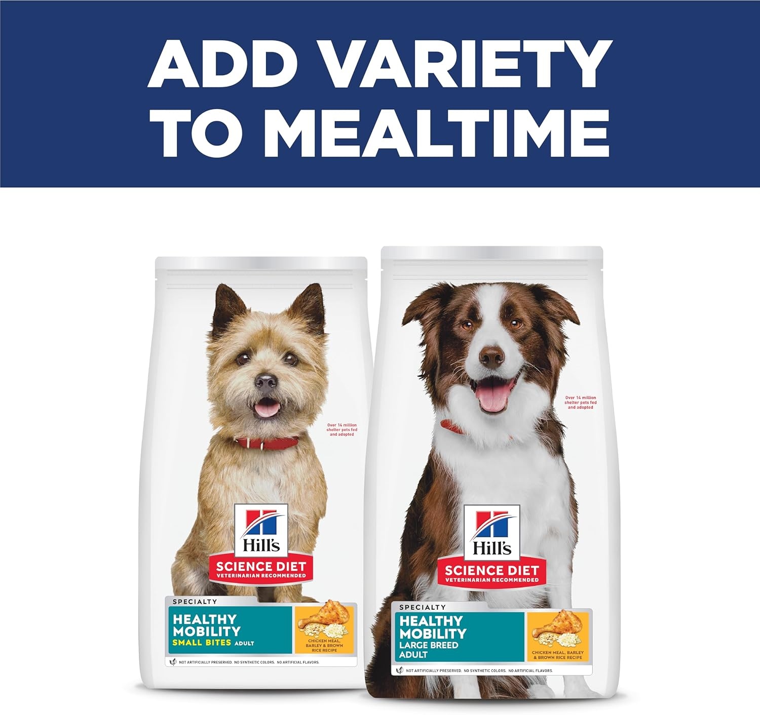 image:imageHills Science Diet Adult Healthy Mobility Large Breed Dry Dog Food Chicken Meal Brown Rice amp Barley 30 lb Bag