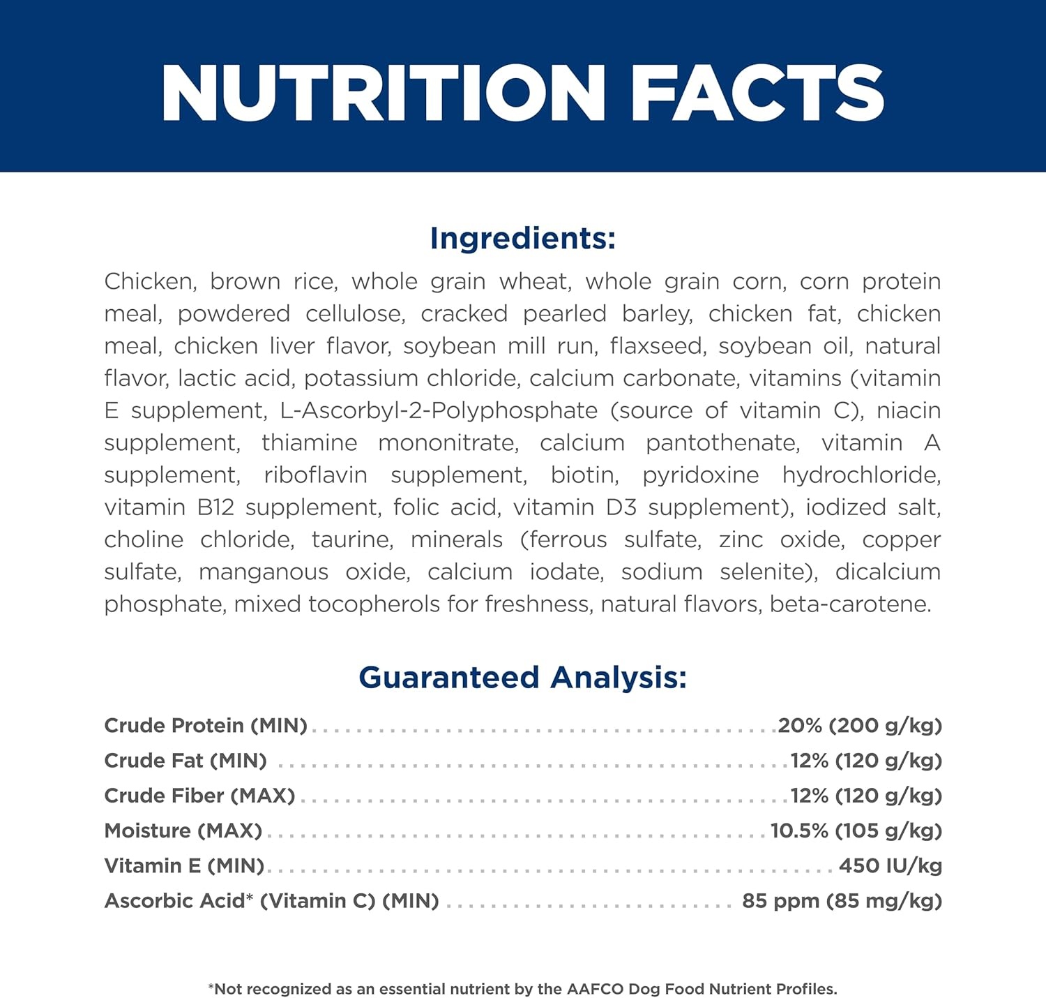 image:imageHills Science Diet Adult Oral Care Dry Dog Food Chicken Brown Rice amp Barley 285 lb BagChicken Rice Barley