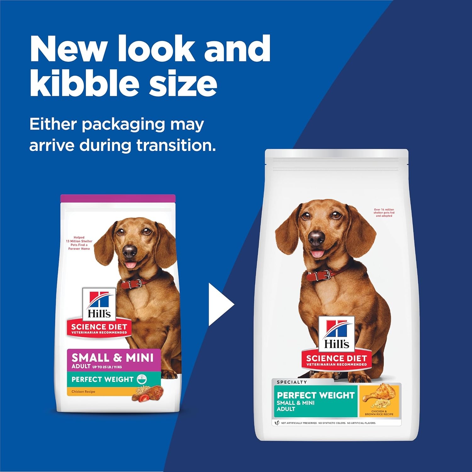 image:imageHills Science Diet Adult Perfect Weight Small amp Mini Dry Dog Food Chicken 125 lb BagChicken