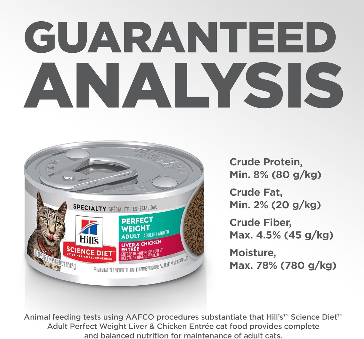 image:imageHills Science Diet Adult Perfect Weight Wet Cat Food Vegetable amp Salmon 29 oz Cans 24PackLiver Chicken Minced