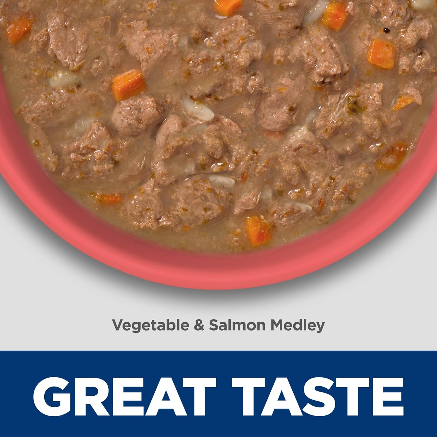 image:imageHills Science Diet Adult Perfect Weight Wet Cat Food Vegetable amp Salmon 29 oz Cans 24PackSalmon Vegetables Stew