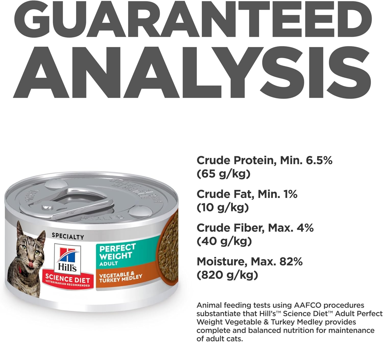 image:imageHills Science Diet Adult Perfect Weight Wet Cat Food Vegetable amp Salmon 29 oz Cans 24PackTurkey Vegetables Stew